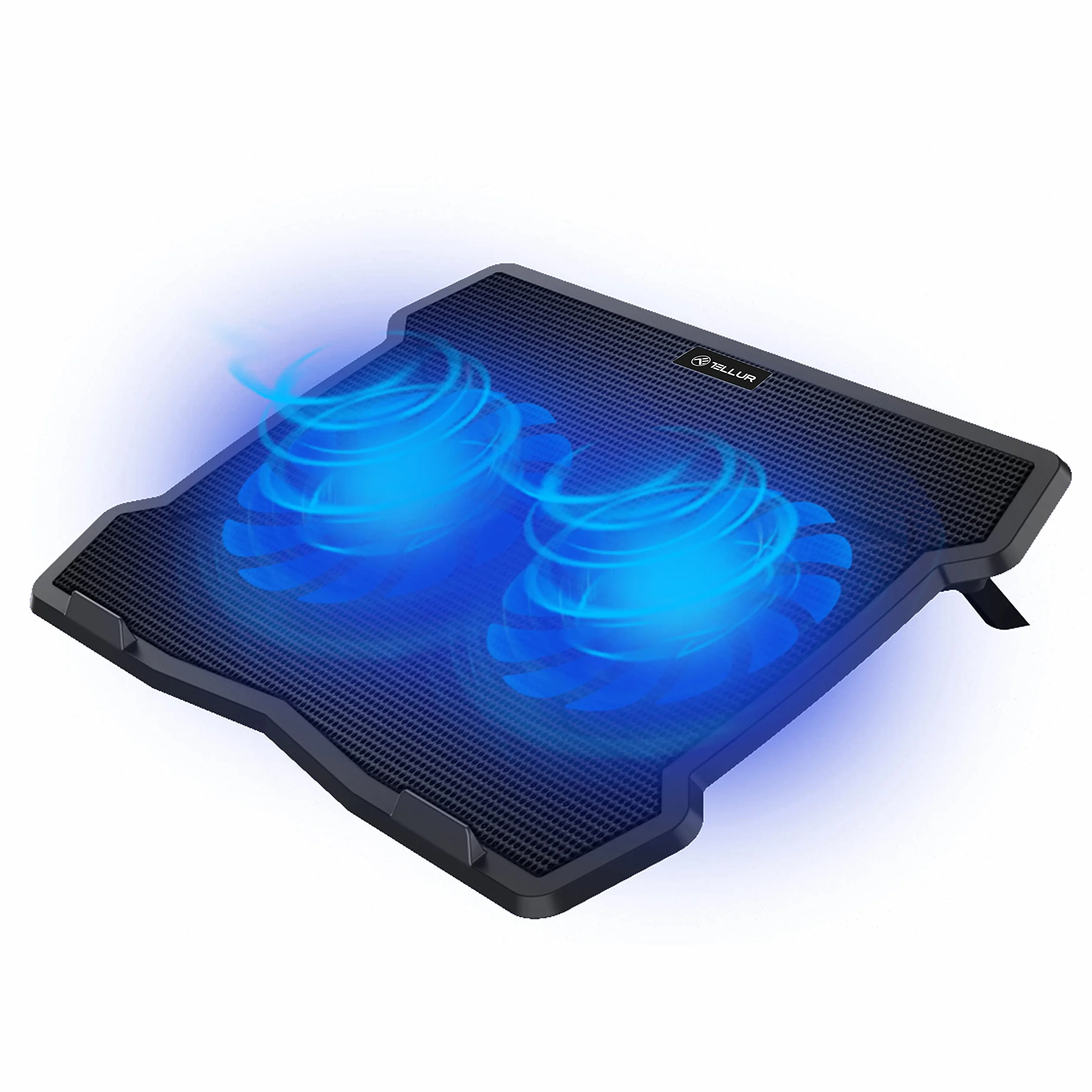 TELLUR Base Raffreddamento PC Portatile 15.6" Supporto con Ventola 2 Porte USB Altezza Regolabile