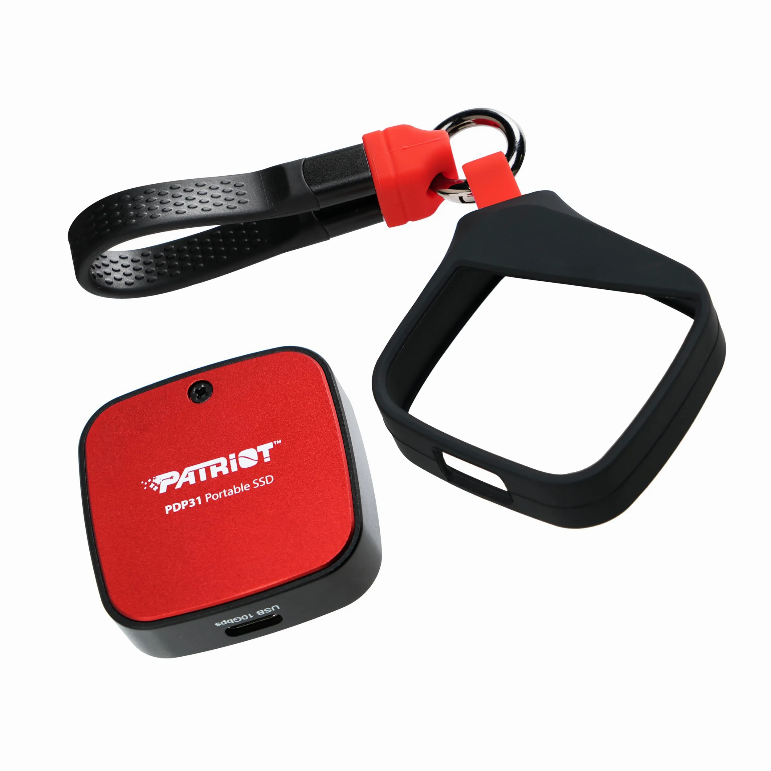 Patriot PDP31 2TB M.2 2230 Type-C - SSD portatile esterno compatto - Lettura sequenziale: fino a 1000 MB/s e scrittura sequenziale: fino a 1000 MB/s - USB 3.2 GEN2 - Unità a stato solido esterna