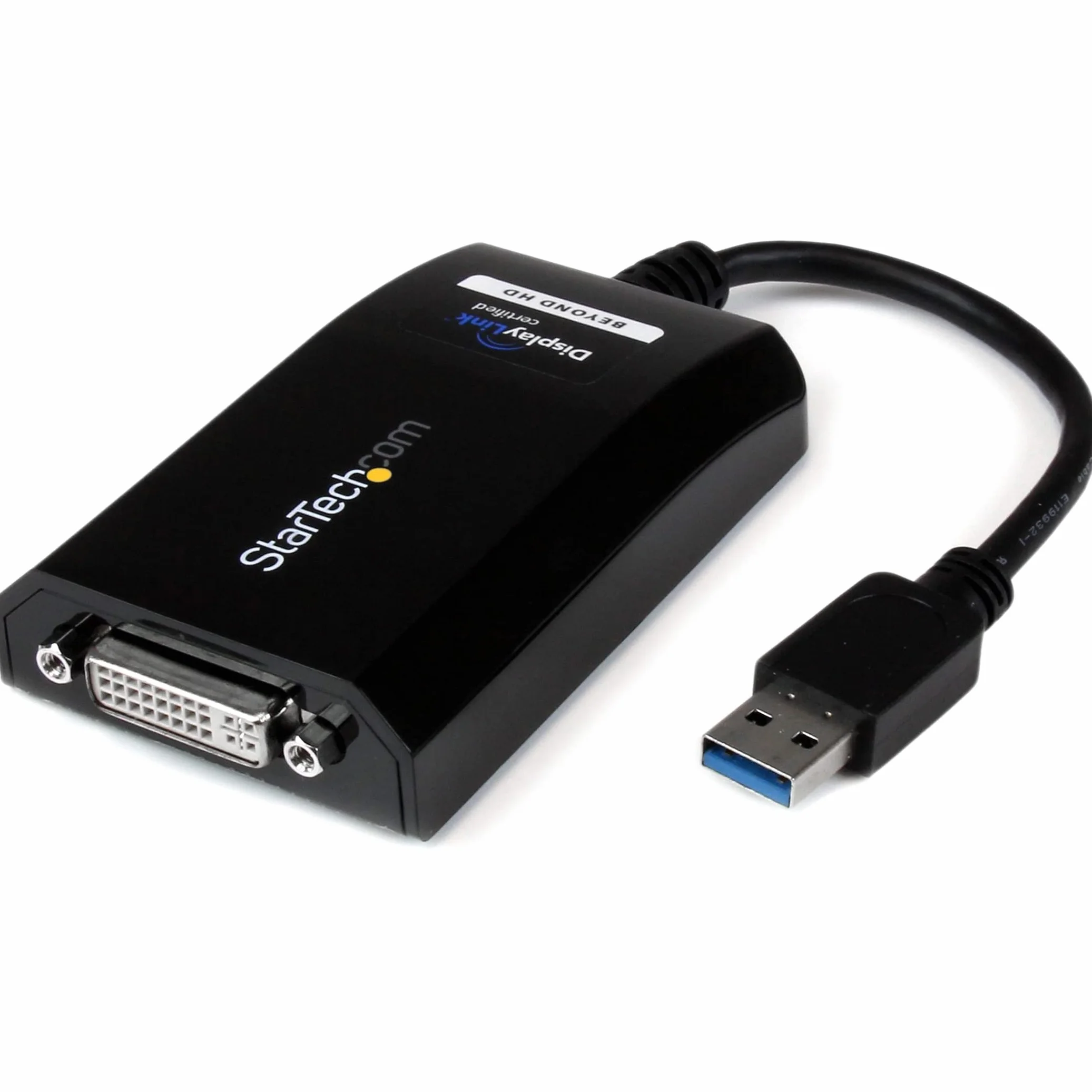 StarTech.com Adattatore USB 3.0 a DVI / VGA, 2048x1152, Scheda video e grafica esterna, Convertitore/ Adattatore per doppio monitor DVI e VGA o 2 display VGA, Supporta Mac e Windows (USB32DVIPRO)