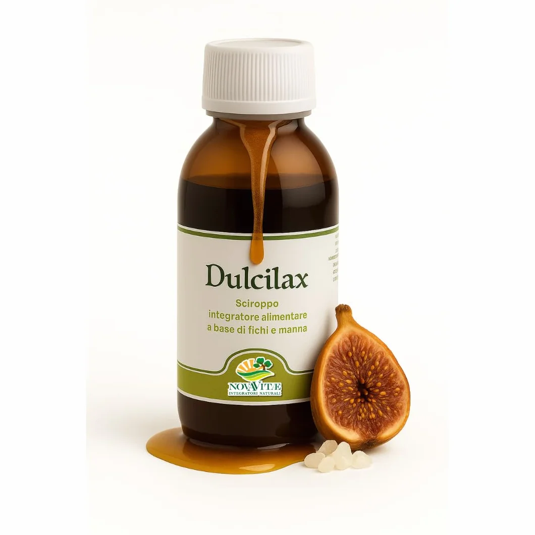 DULCILAX Sciroppo 150 ml con Fichi e Manna Integratore Intestinale Naturale