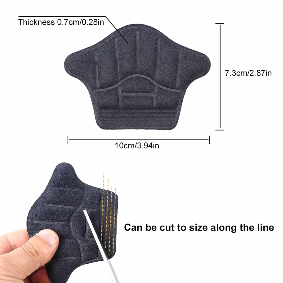 Inserti tallone autoadesivi anti-vesciche per scarpe 5 paia