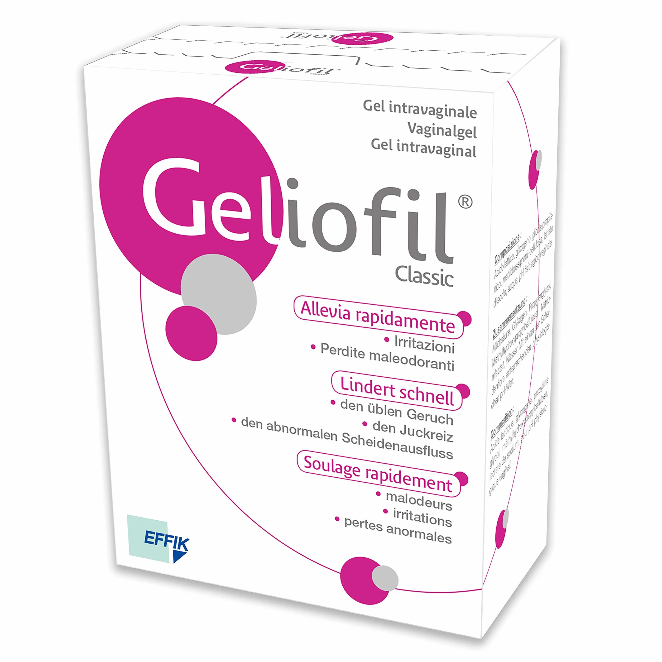 Effik Geliofil Classic Gel Intravaginale 7 x 5 ml