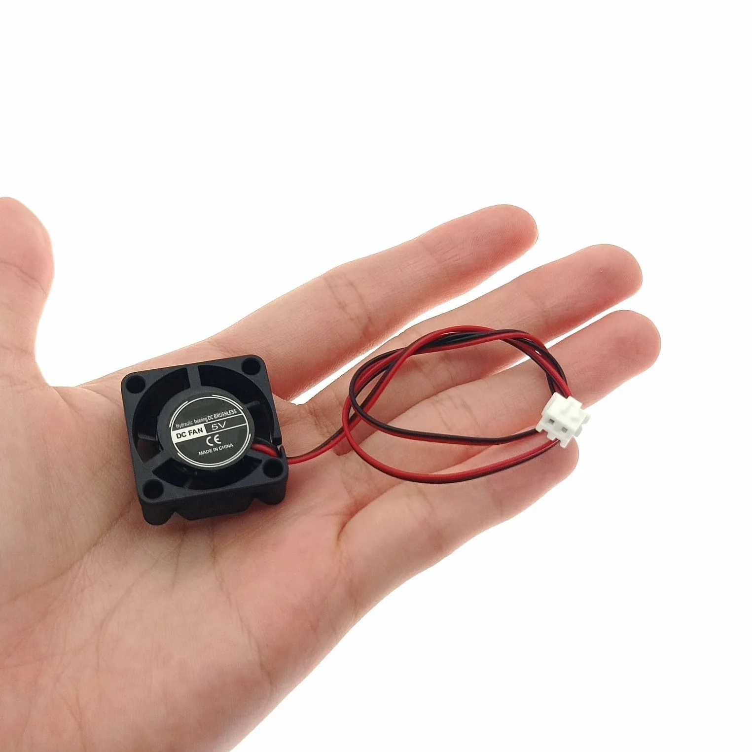 JZK 5 mini ventole da 25 mm, 2 poli, 5 V, con cavi, 2510, 25 x 10 mm, cuscinetto idraulico in miniatura DC, senza spazzole per schede di sviluppo, schede grafiche e progetti fai da te