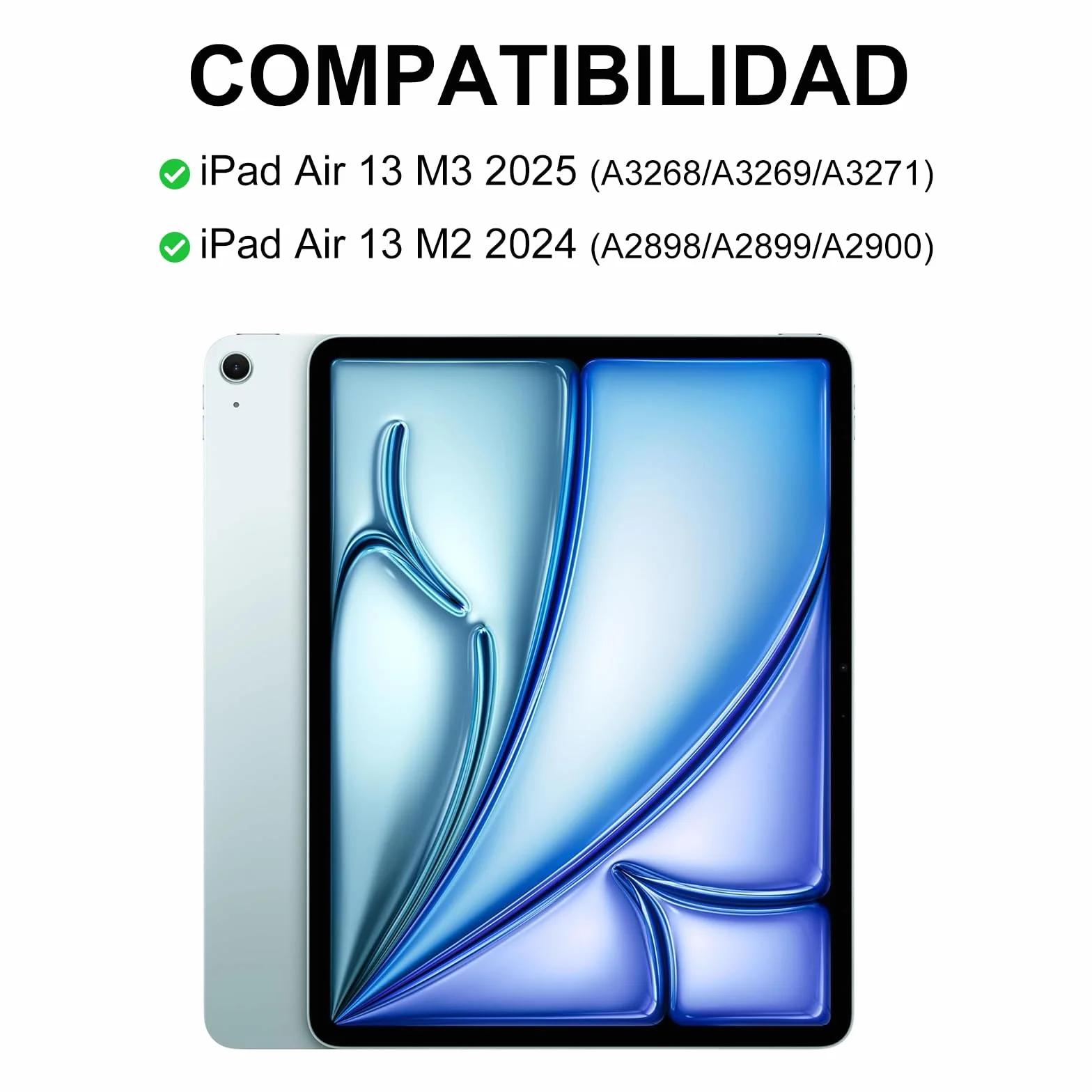 JADEMALL Tastiera per iPad Air 13" M4/M3/M2 2026/2025/2024, Italiano QWERTY Tastiera Bluetooth Magnetica Staccabile per iPad Air 13 Pollici M2/M3/M4 2024/2025/2026, Nero