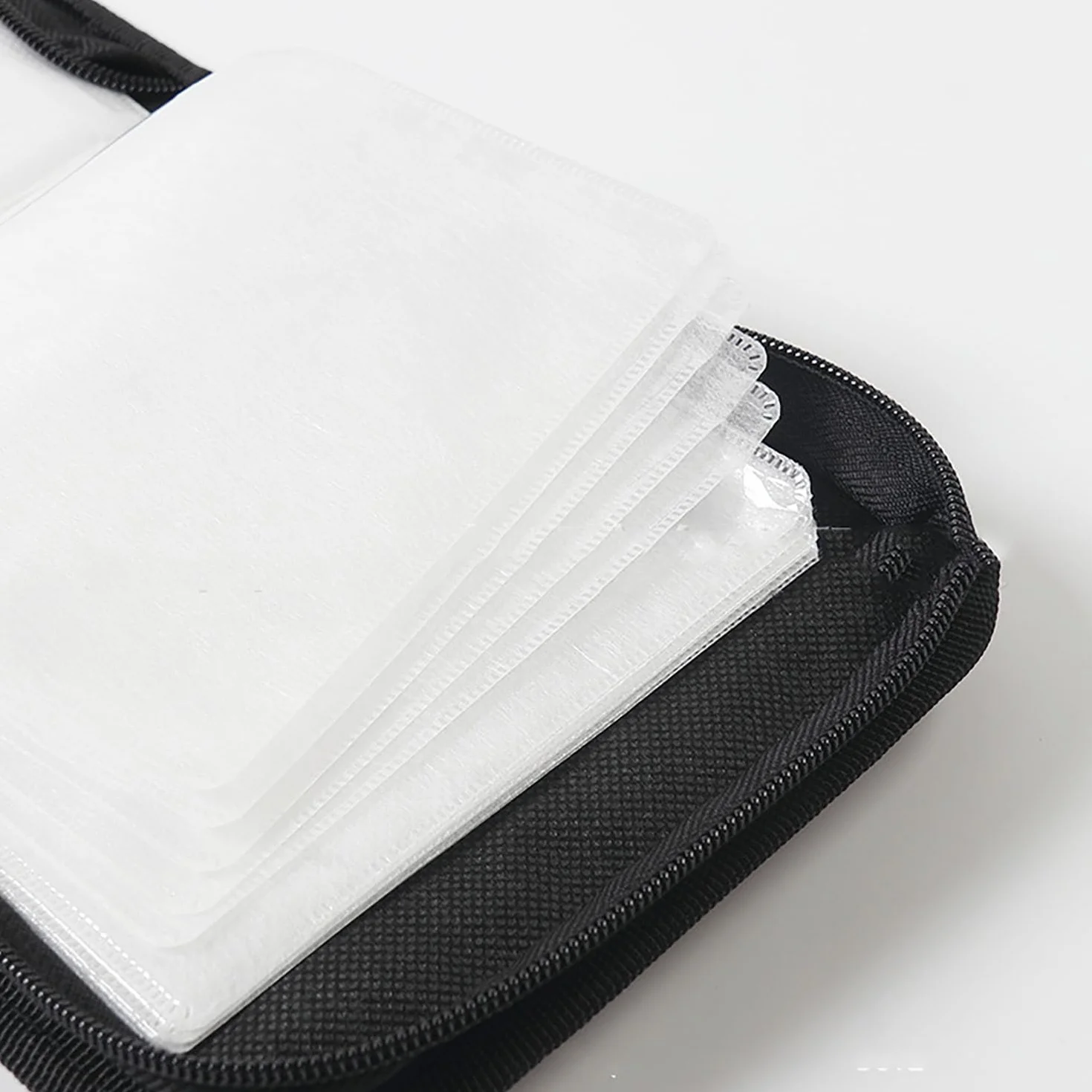 Borsa portaoggetti per CD e DVD 40 Dischi Nero