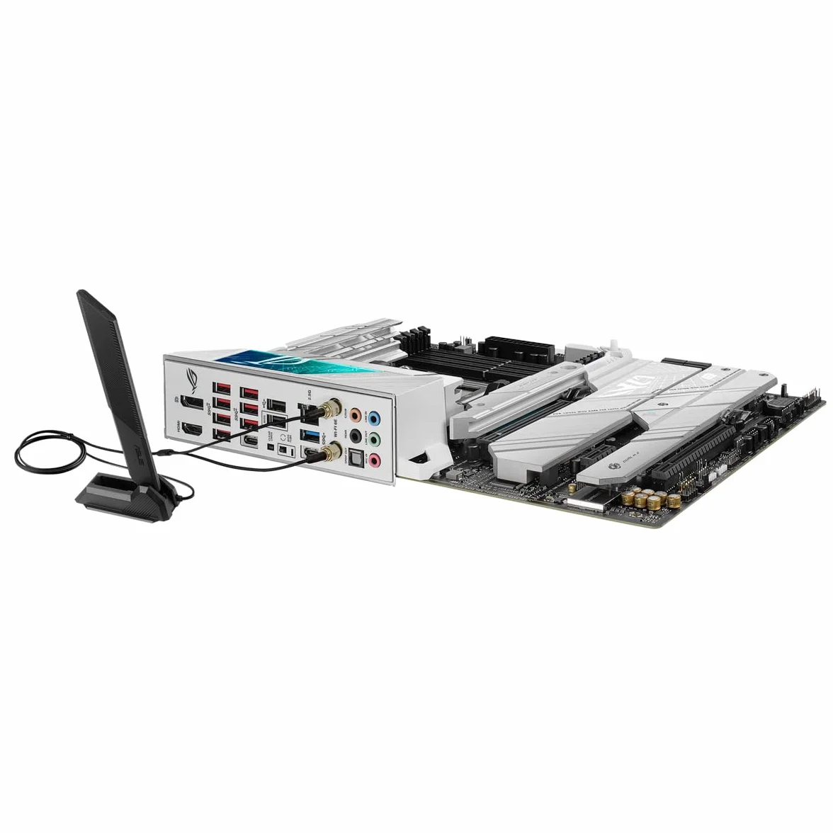 ASUS ROG Strix X670E-A Scheda Madre Gaming ATX, AMD AM5, DDR5, Intel 2.5Gb Ethernet, WiFi 4xSATA 6GB/s, Nero