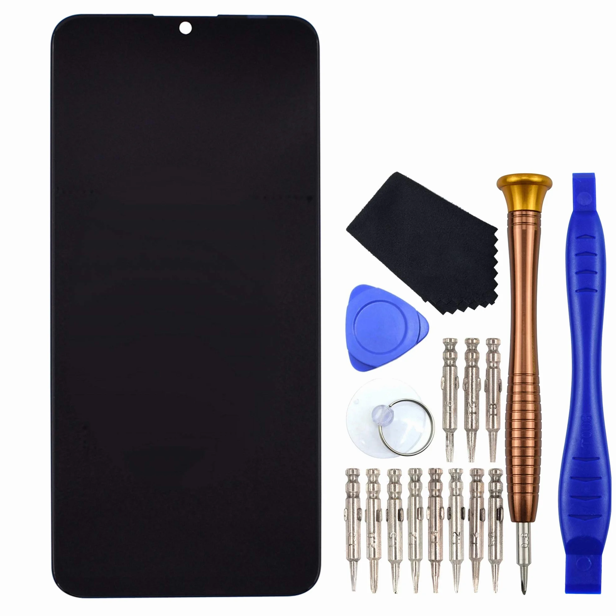Nero POT-LX1 Display LCD Touch Digitizer Screen 6.21" sostituzione compatibile con Huawei P smart 2020 POT-LX1AF POT-LX2J POT-LX1RUA POT-LX3 POT-LX1A