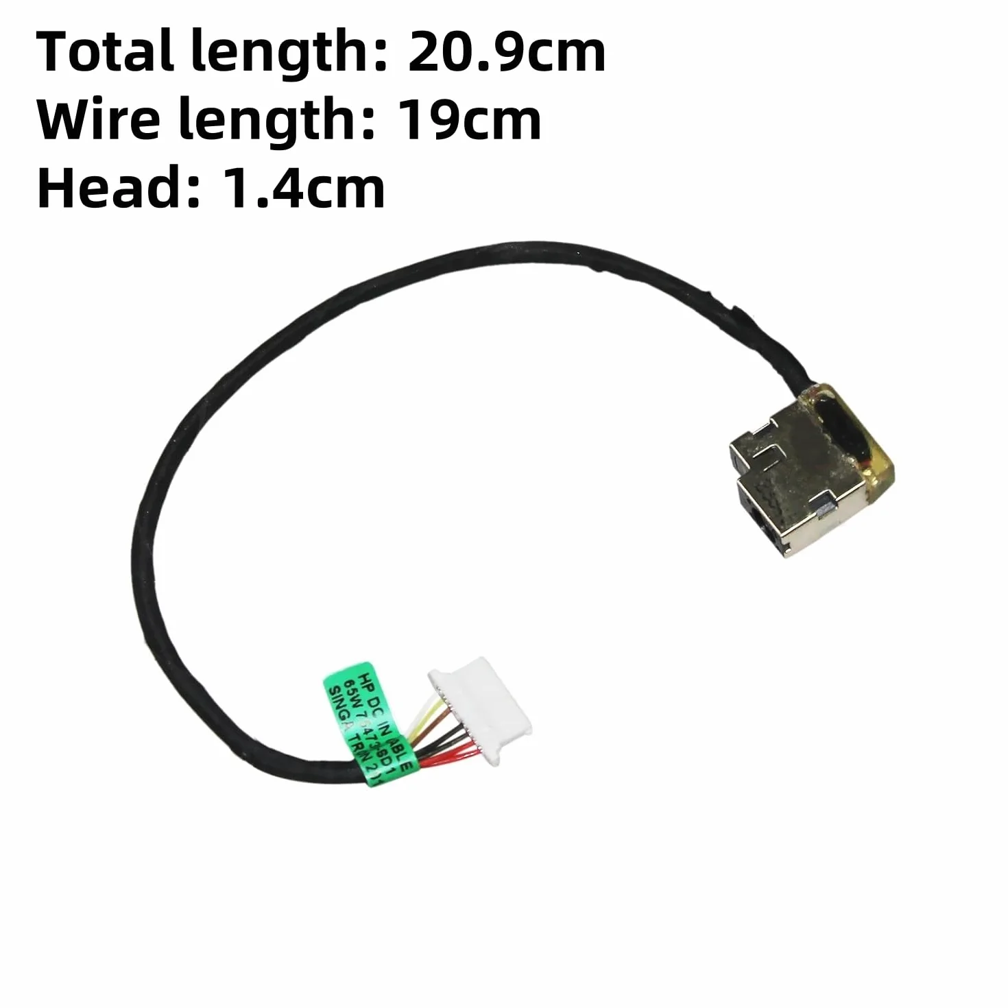 ZAHARA Cablaggio Jack CC di Ricambio per connettore Jack per HP Pavilion 15 17-BS 17-AK 810326-010 799749-Y17 799749-S17 799749-T17