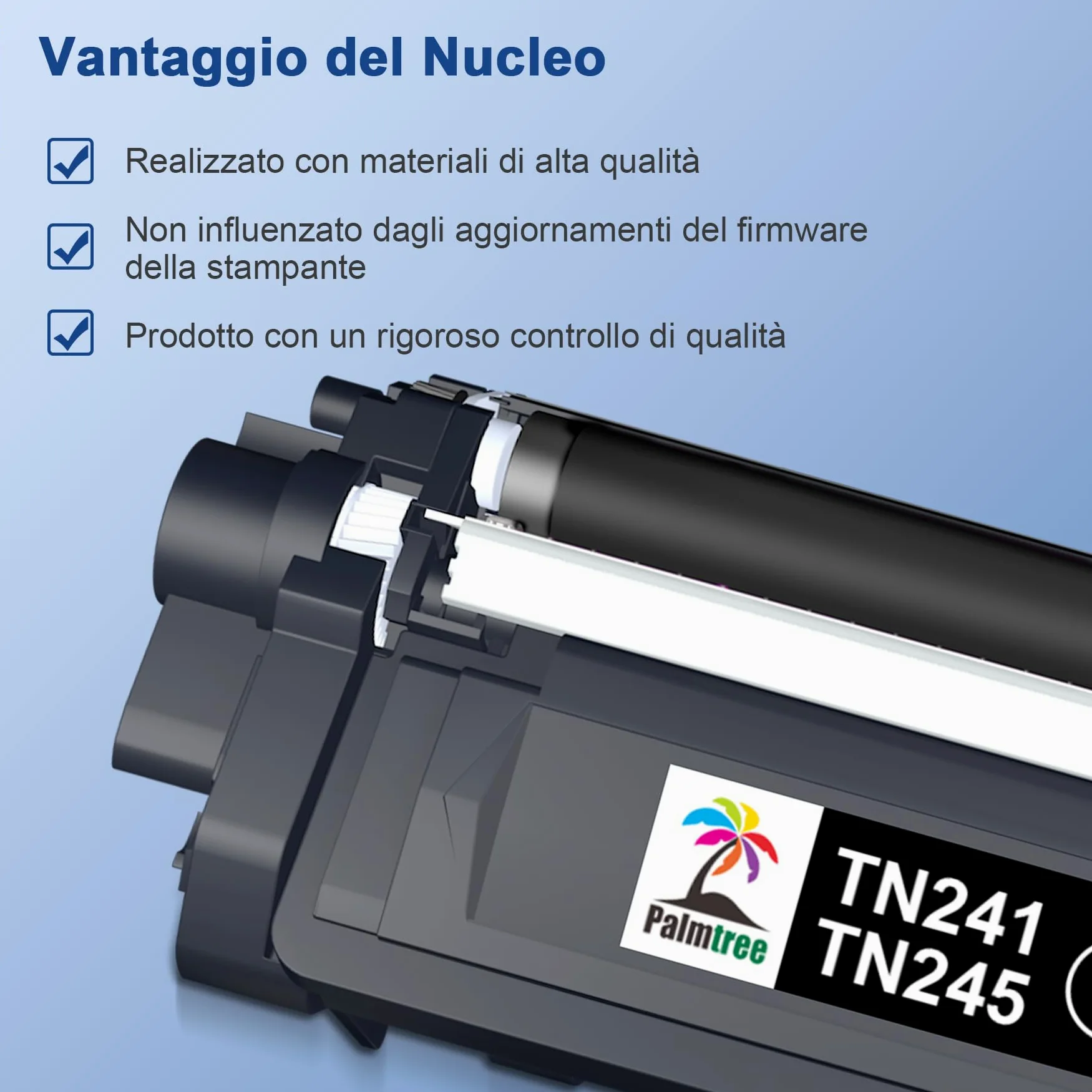 Palmtree TN241 TN245 Toner Compatibile per Brother TN-241 TN-245 per Brother MFC 9332CDW Toner DCP 9022CDW MFC-9142CDN HL-3142CW DCP-9022CDW MFC-9332CDW DCP-9020CDW HL-3152CDW HL-3140CW (5-Pack)