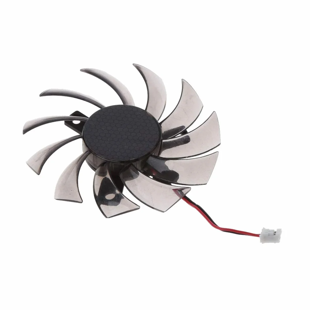 geneic 75MM PLD08010S12H Ventola di Raffreddamento 2Pin Scheda Grafica Ventola di Raffreddamento Per Gigabyte 6850 7970 GTX 460 GTX560Ti R270X 260x