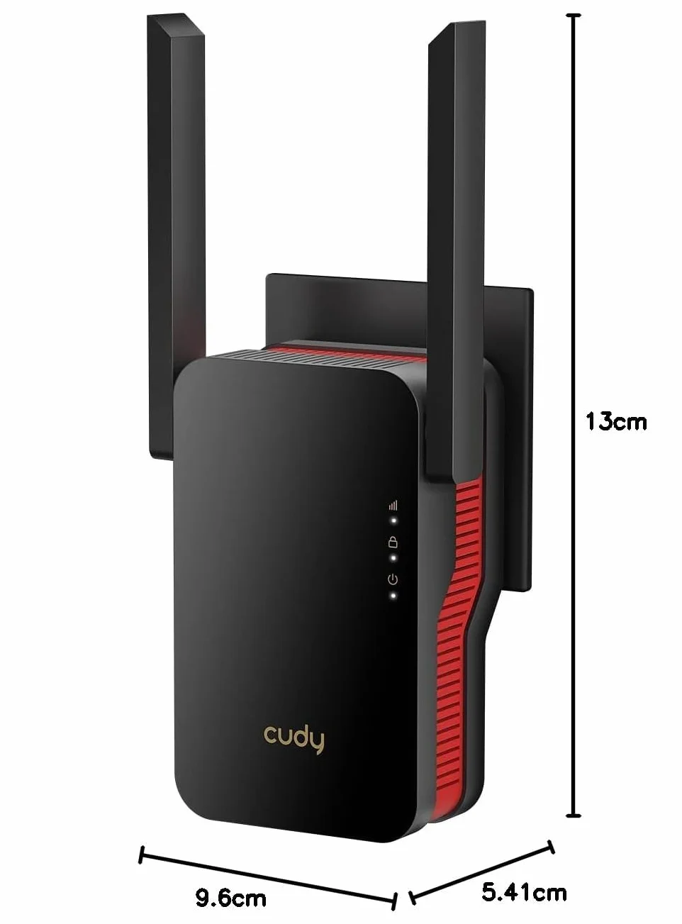 Cudy AX3000 Dual Band Wi-Fi 6 Extender, WiFi 6 Ripetitore Copertura fino a 3000 Sq.Ft. e 60 dispositivi, 802.11ax, 160MHz, MU-MIMO, Beamforming, OFDMA, WPA3