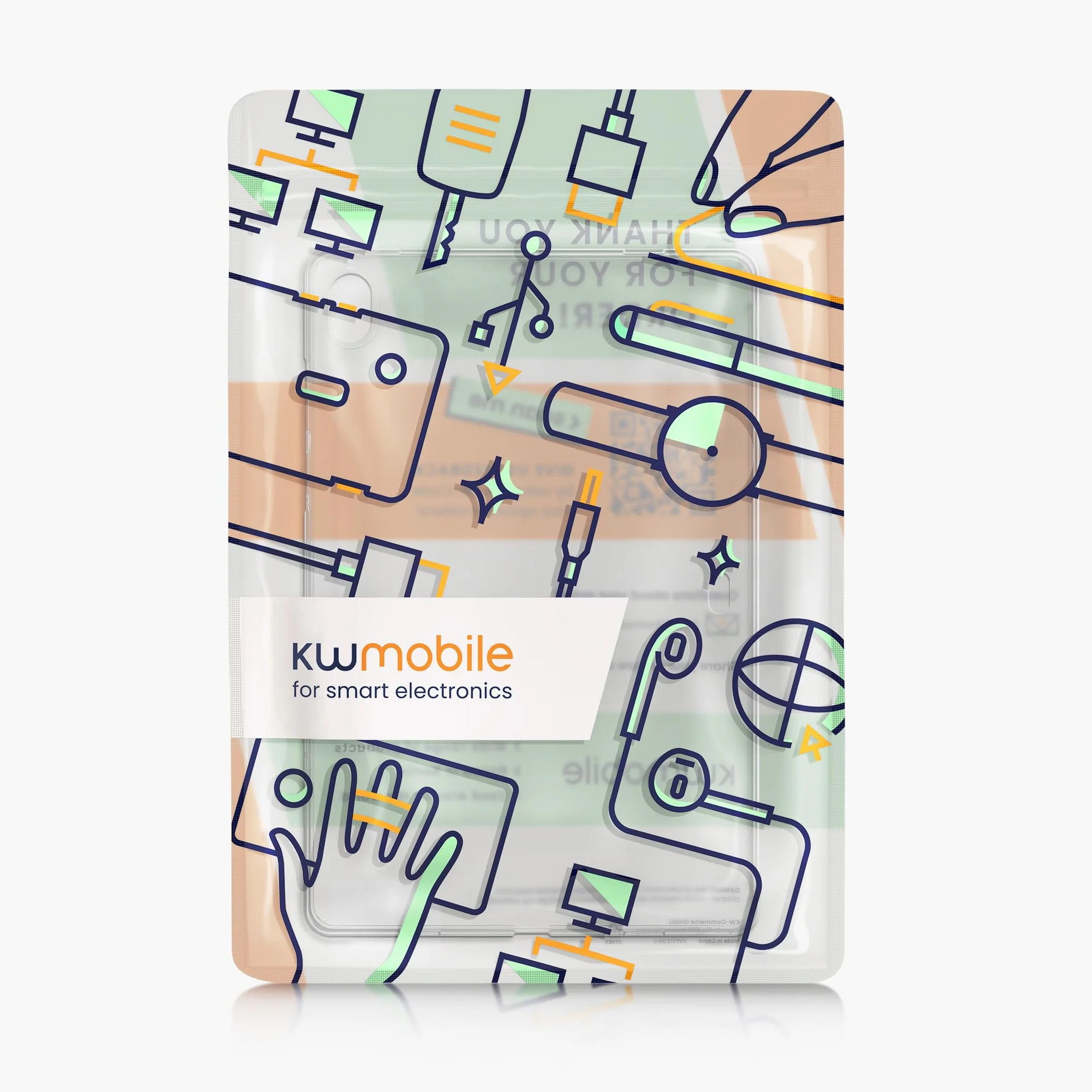 kwmobile Custodia Protettiva Tablet Compatibile con Samsung Galaxy Tab S11 Cover - Cover Trasparente Morbida Silicone Tablet trasparente
