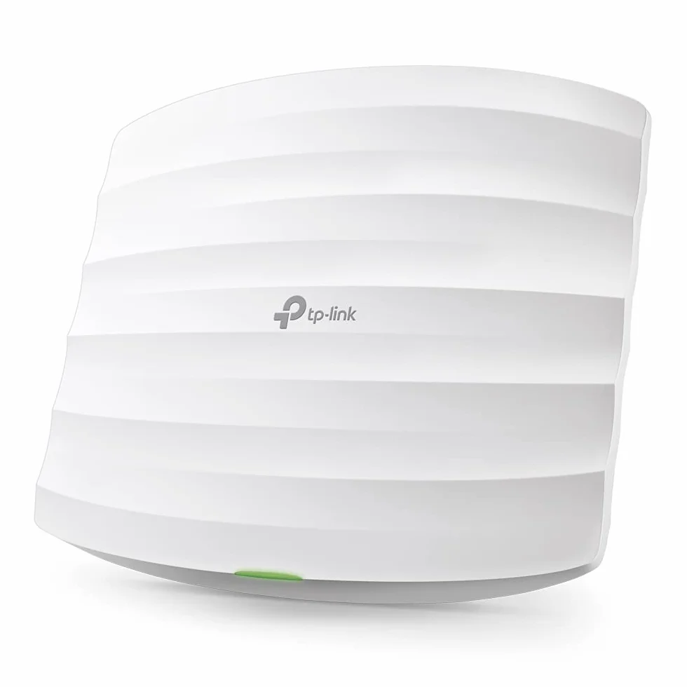TP-Link EAP115 Professionale Access Point Wireless N 300 Mbps, PoE 802.3af, Predisposizione al Montaggio a Soffitto, Captive Portal, Bianco, N300