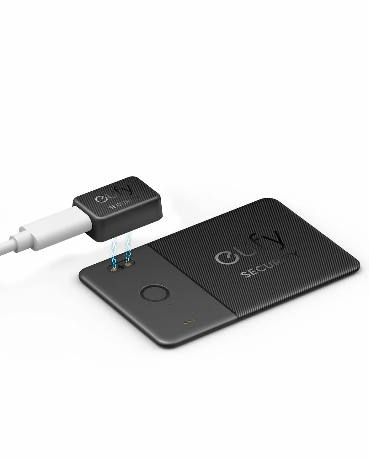eufy Security SmartTrack Card E30, ricaricabile, compatibile con Apple Find My (solo iOS), localizzatore Bluetooth, perfetto per portafoglio, passaporto e laptop, resistente all’acqua