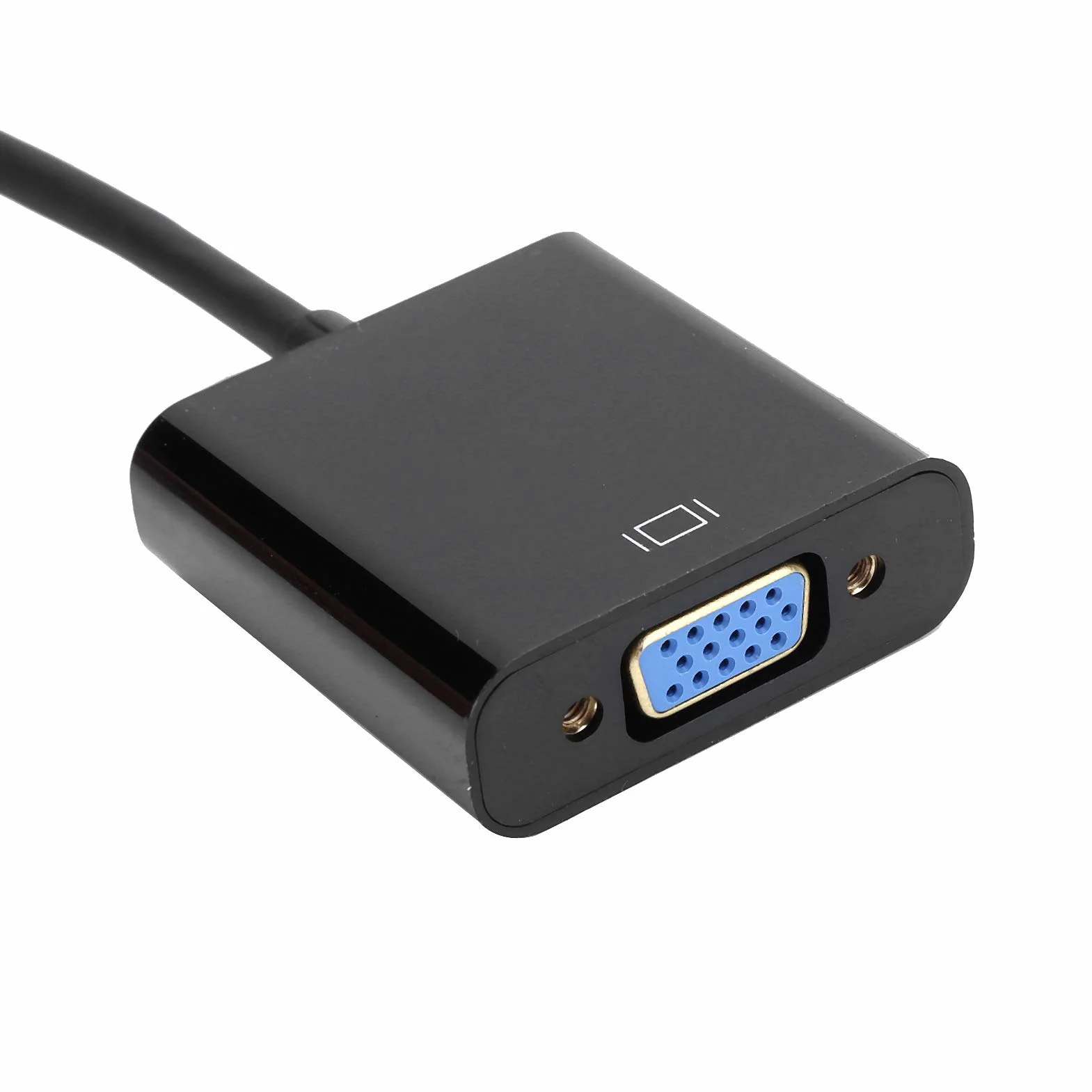 Adattatore convertitore Video da Micro a VGA, Adattatore Video da Micro a VGA, Rame Privo di Ossigeno per Raspberry Pi 4 Convertitore Vga Esclusivo Raspberry Pi 4B(Micro HDMI to VGA)