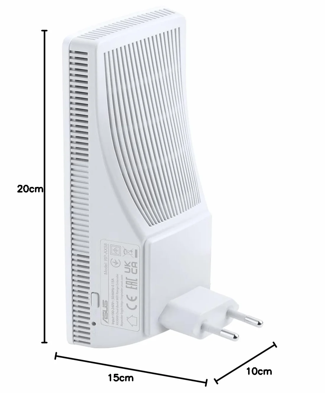 Asus - Point d'accès sans fil RP-AX58 - AX3000 Dual-band WiFi 6 (802.11ax)