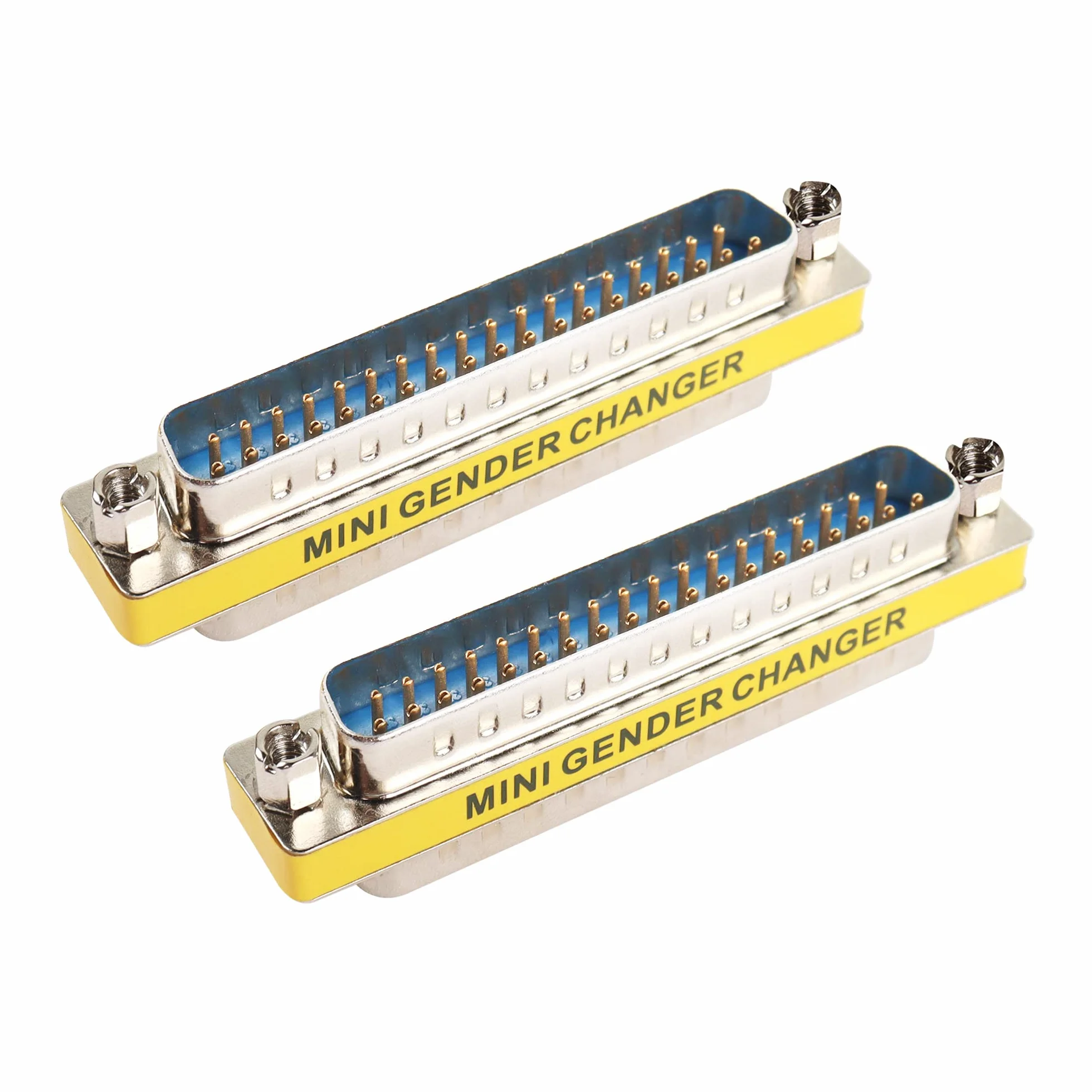 MEIRIYFA DB37 37 Pin Gender Changer D-SUB 37Pin Maschio a Maschio Accoppiatore Cavo Seriale Cambio di Genere VGA Adattatore Connettore-2PCS (Maschio)