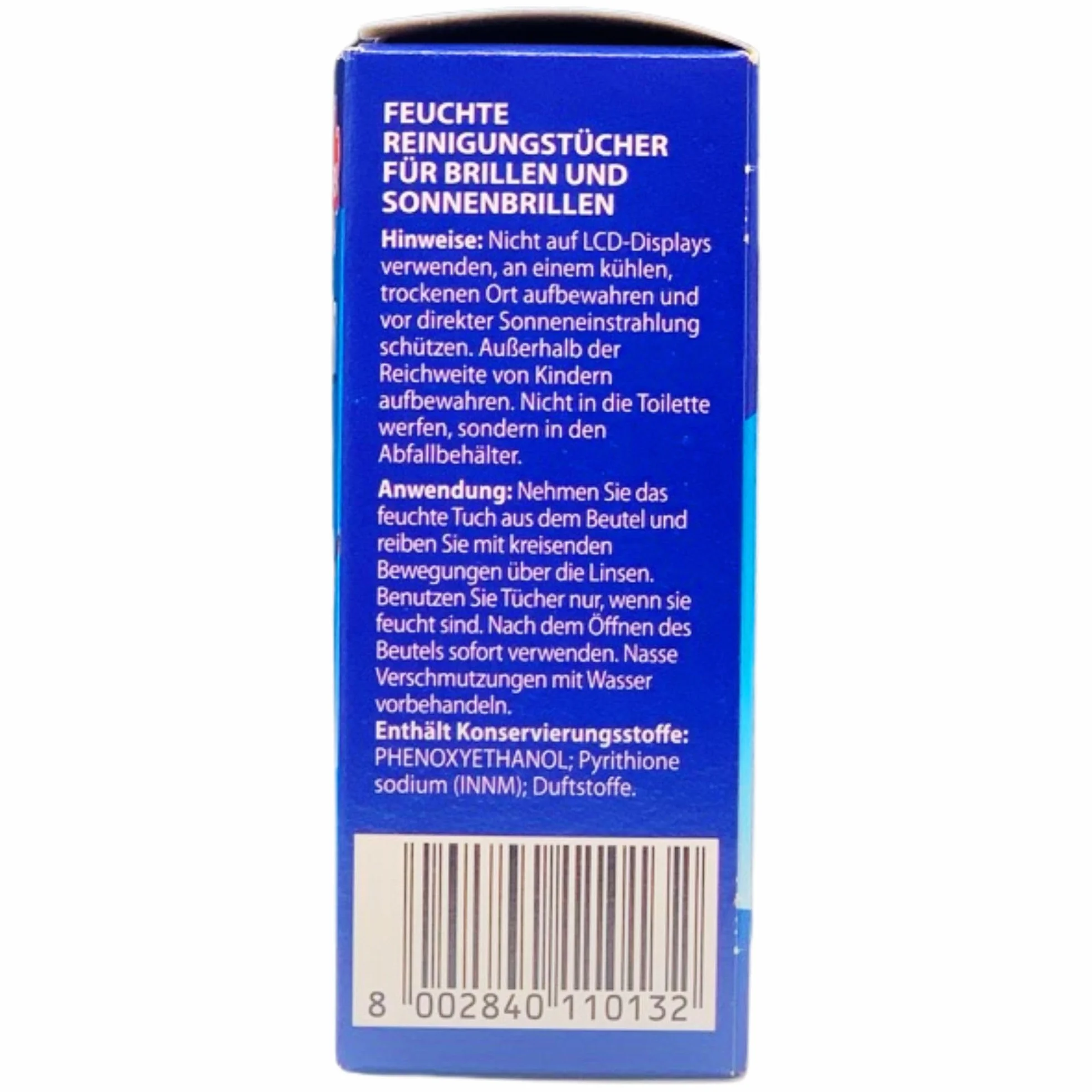 Salviette Umidificate Detergenti Per Occhiali LENTI SPLENDENTI 30 Salviette (3 Confezioni)