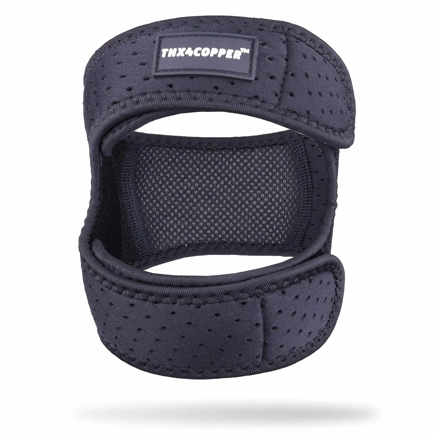 Thx4COPPER Ginocchiera a compressione per menisco traspirante leggera per corsa supporto ginocchio