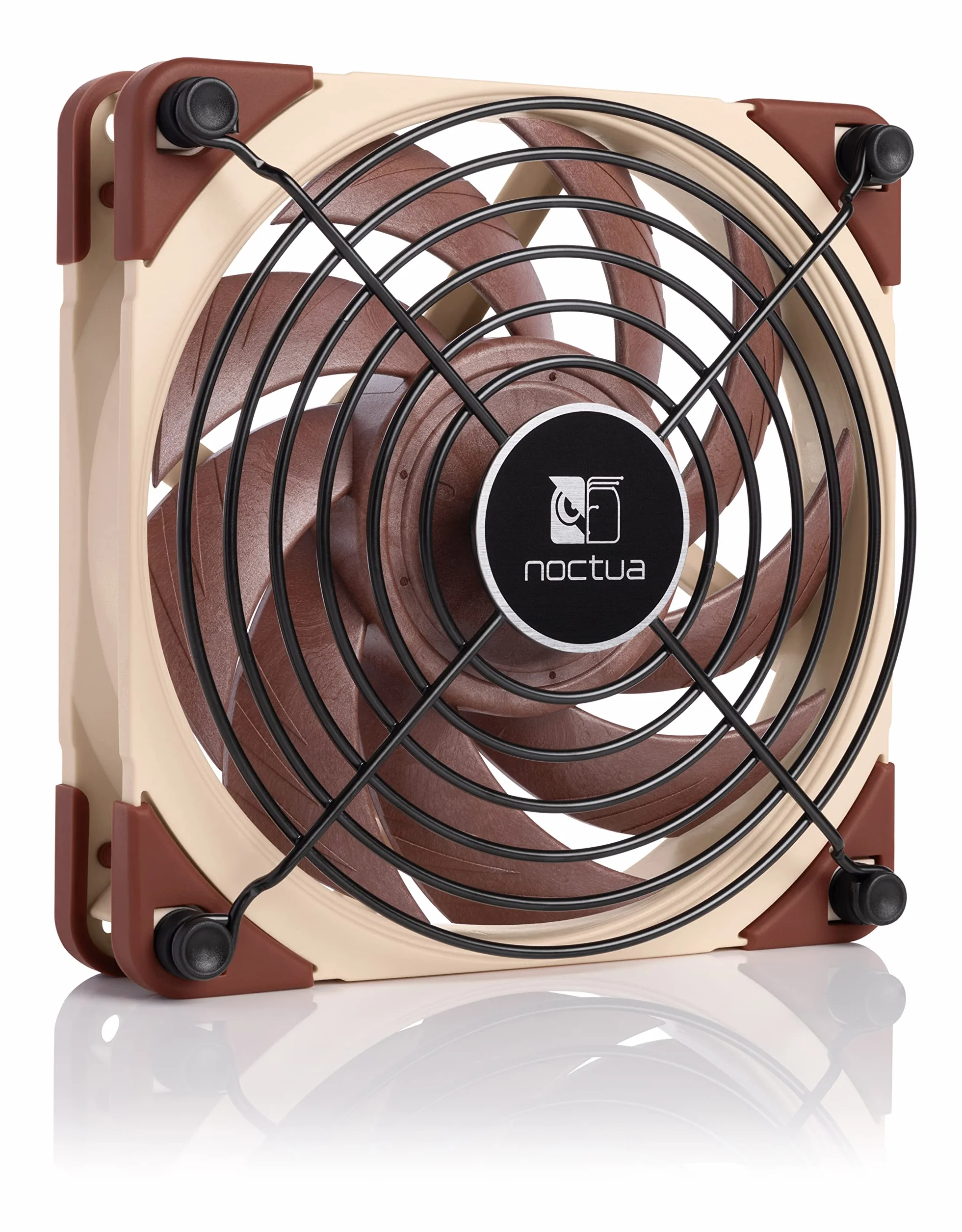 Noctua NA-FG1-12 Sx2, Griglie per Ventole da 120 mm (Set di 2, Nero)