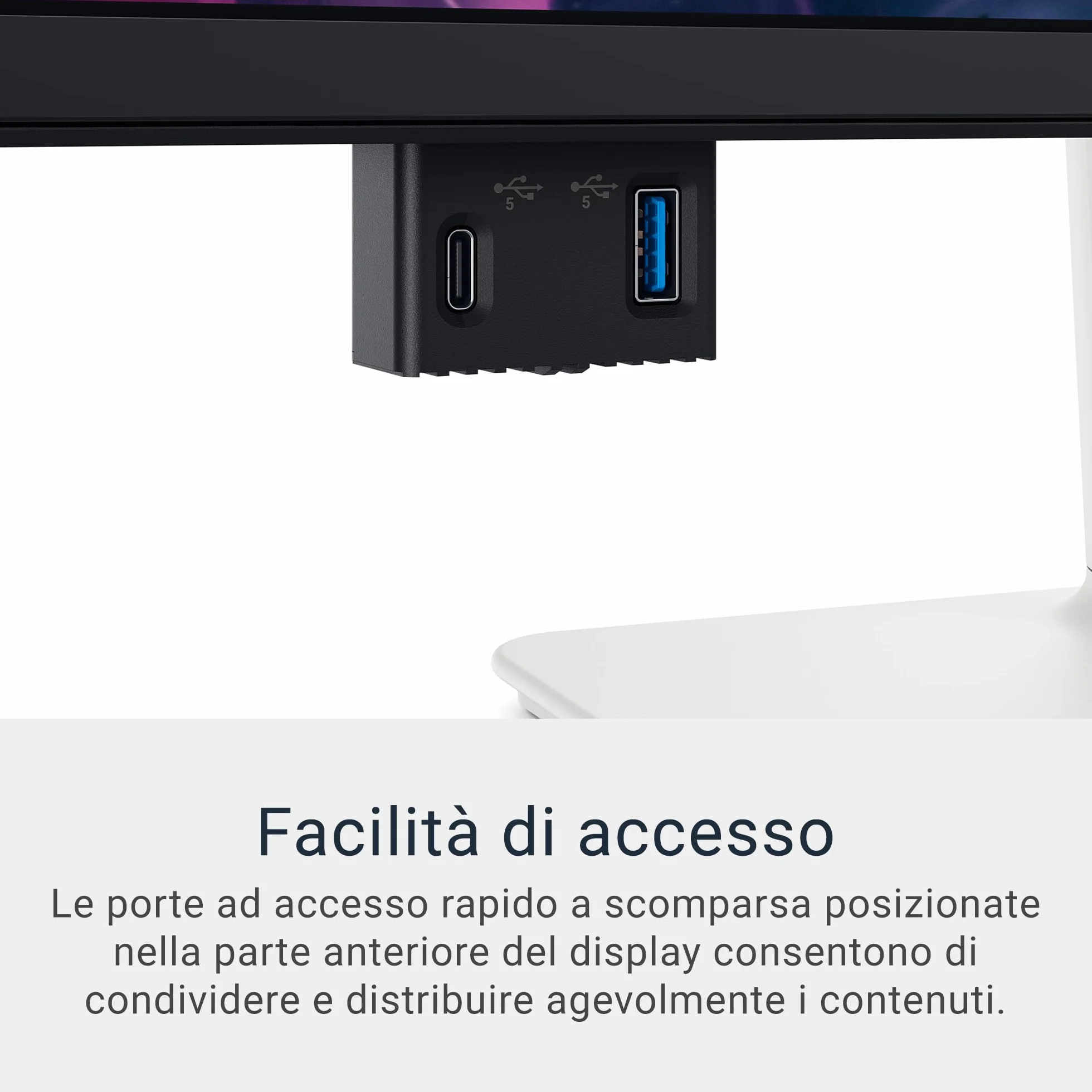 Dell 34 Plus USB-C Monitor - S3425DW, WQHD (3440x1440), 21:9 Curvo, 120Hz, VA, 1ms, AMD FreeSync Premium, HDR10, Regolabile in Altezza, Altoparlanti integrati, 2 USB-C, 2 HDMI, 3 Anni di Garanzia