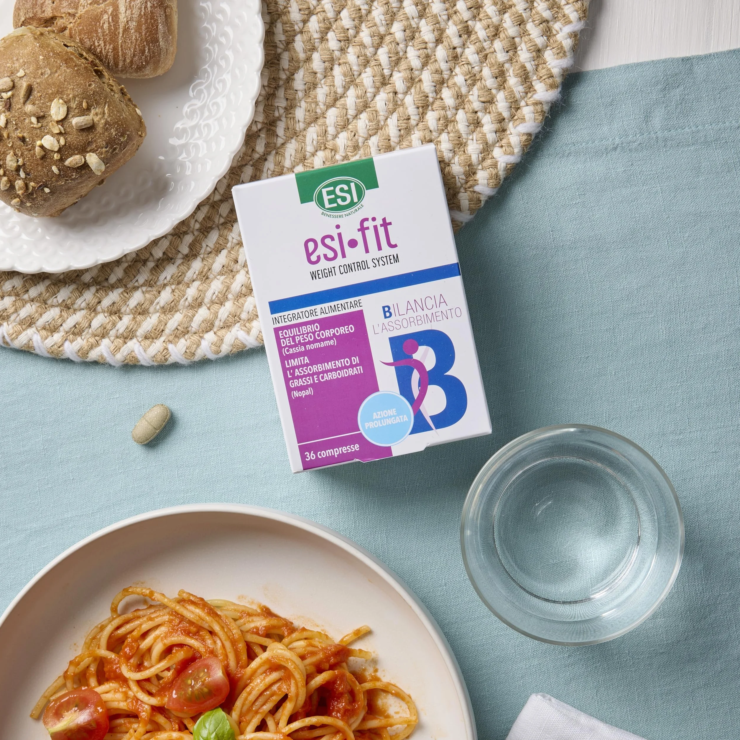 ESI Fit Bilancia Azione Urto Integratore Alimentare Nopal e Finocchio 24 Ovalette