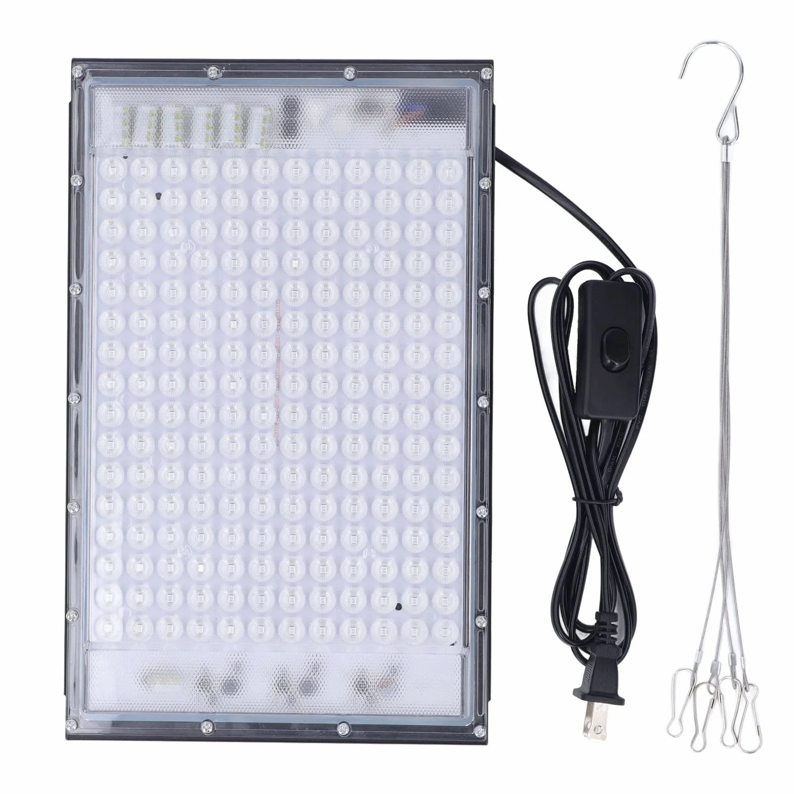 Lampada per Fototerapia Portatile a Luce Blu 100W 192 LED, Macchina Abbronzatura Viso e Corpo