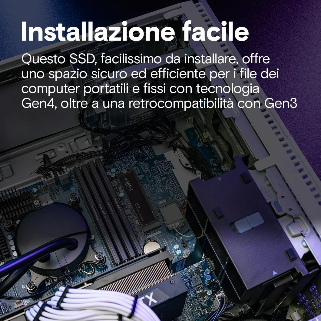 Crucial P310 SSD 1TB PCIe Gen4 NVMe M.2 2280 7100 MB/s