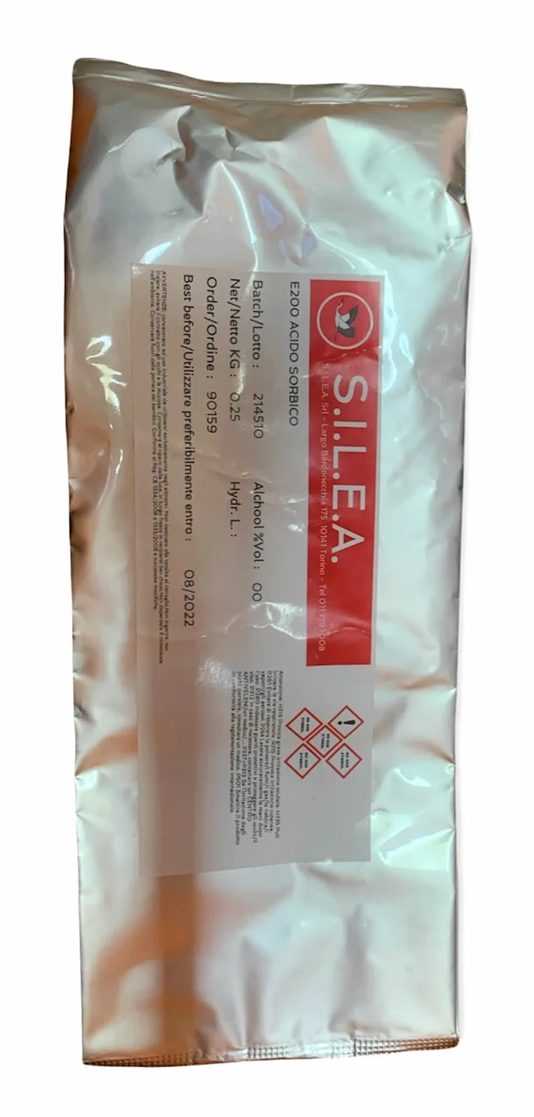 ACIDO SORBICO E 200 S.I.L.E.A. 250 GR