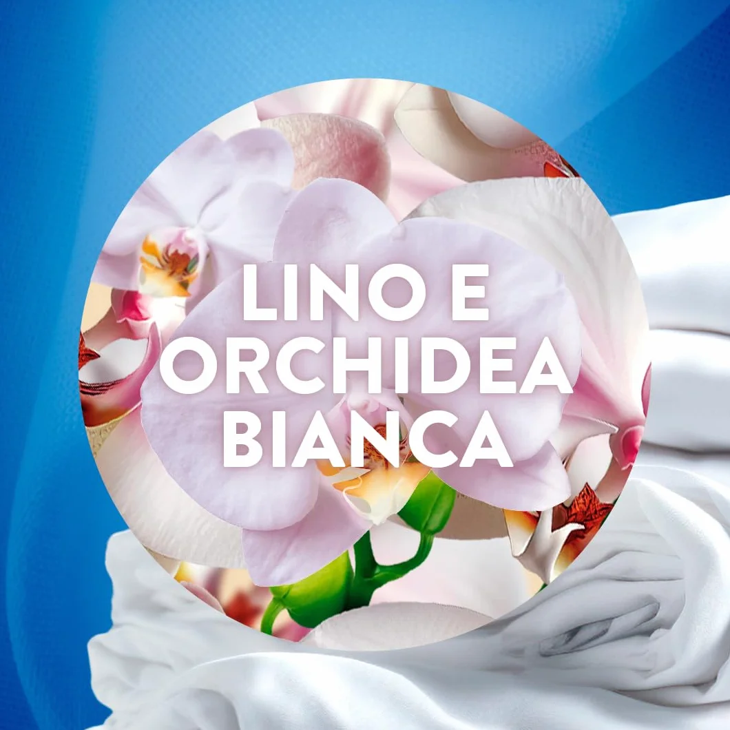 Air Wick Ricarica Diffusore Elettrico Oli Essenziali, 3 Ricariche, Fragranza Lino e Orchidea Bianca, 3x19ml