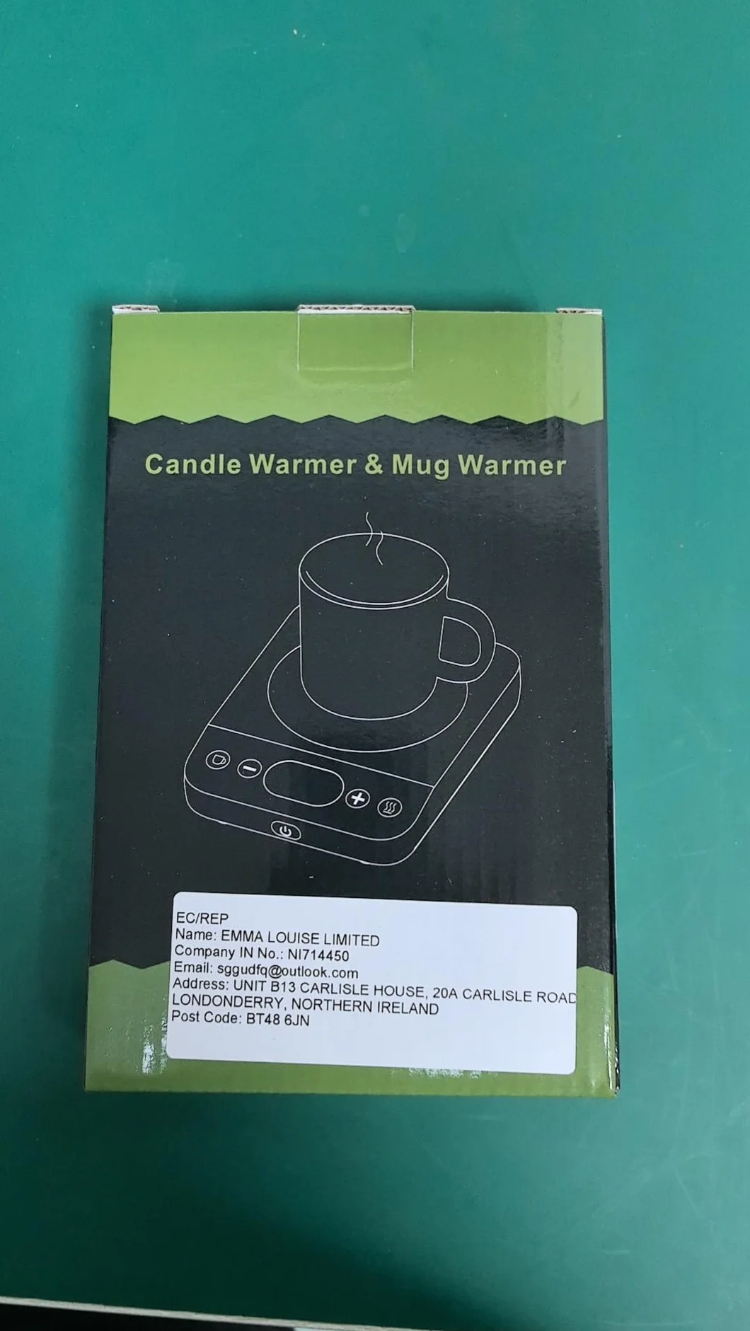 Vexloria Scalda Tazza Elettrico, Scaldatazze da Caffè, Bevande, Tè, Scalda Latte Elettrico Portatile con 9 di Temperatura Modalità Spegnimento Automatico, Scalda Tazza per Ufficio, Casa B01
