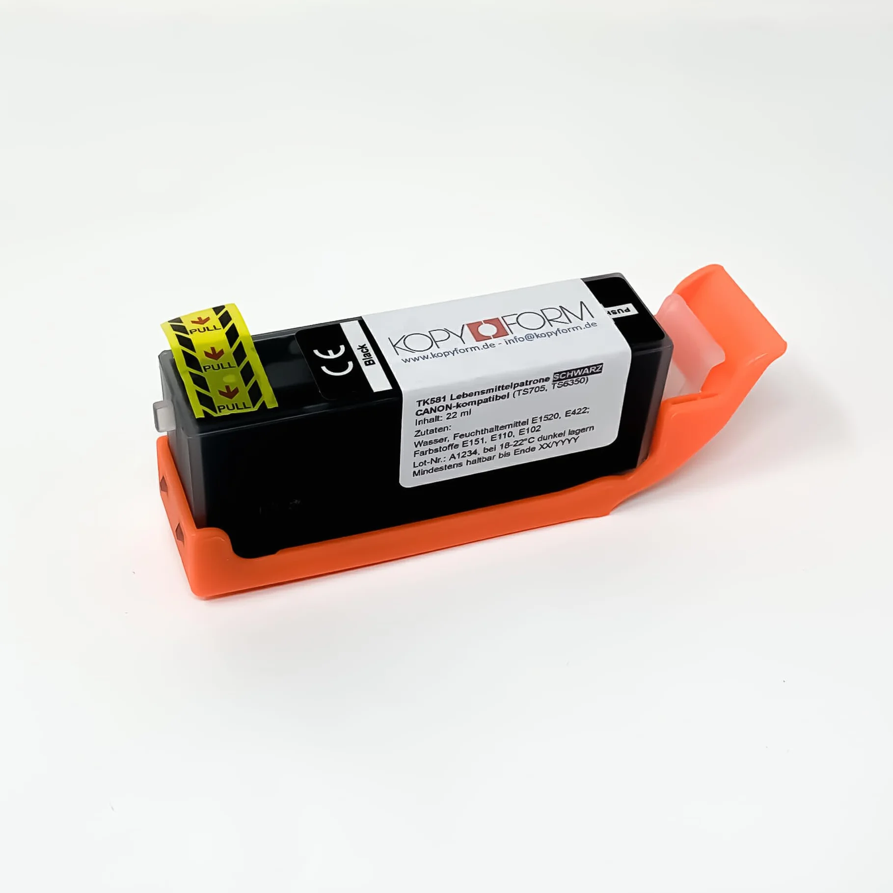 Cartuccia di inchiostro alimentare NERO (compatibile con Canon PGI-580) - TK581