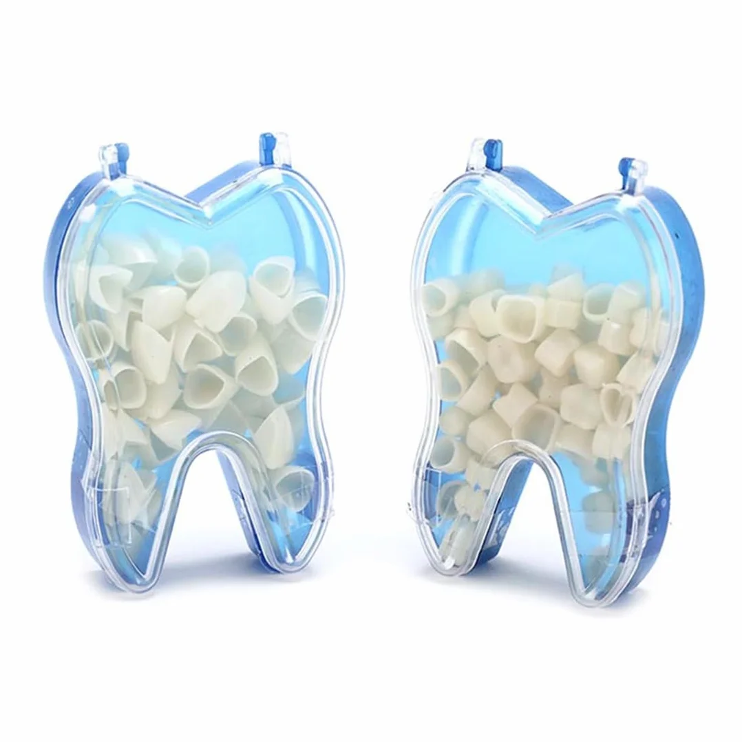 Corone Provvisorie 120 pezzi Dente Finto Provvisorio Set Cemento Dentale Halloween