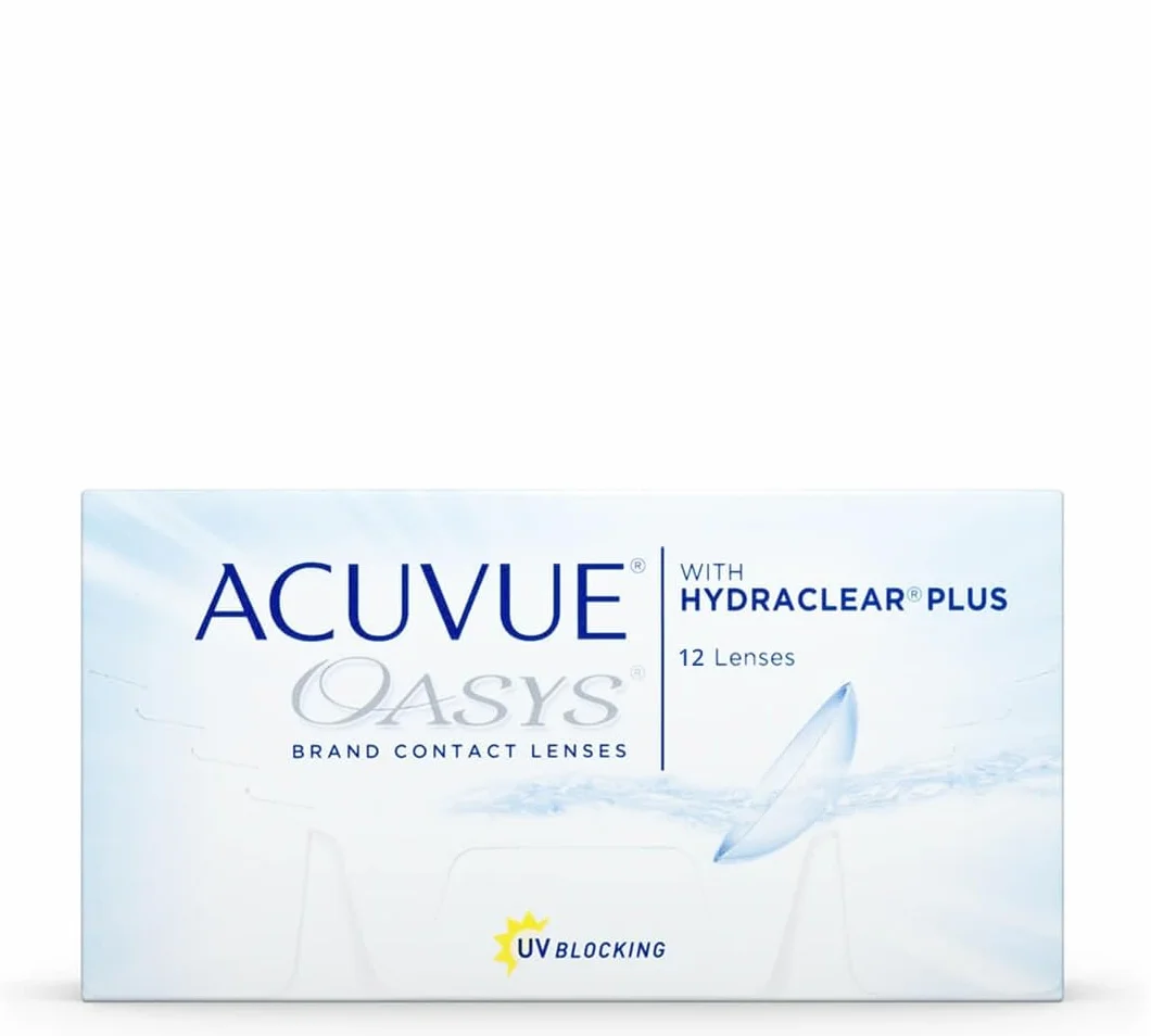 ACUVUE OASYS Lenti a Contatto Quindicinali HYDRACLEAR PLUS -9.00 Diottrie BC 8.8 DIA 14.00 12 Lenti