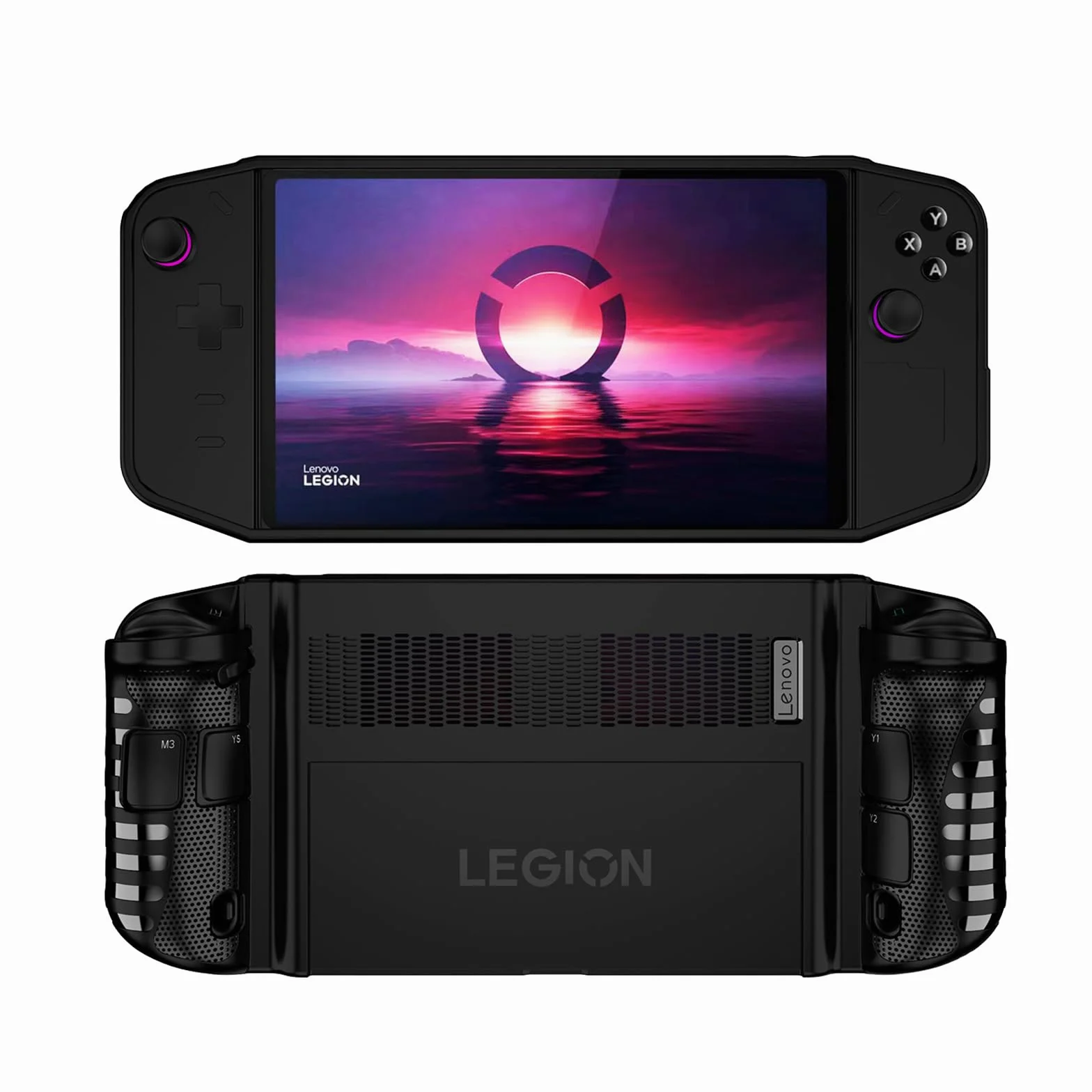 Custodia Protettiva per Lenovo Legion Go 8.8" 2023 PC da Gioco Portatile,TPU Grip Borsa Guscio Posteriore Accessori con Presa Ergonomica per Legion Go Gaming Handheld(Nero)