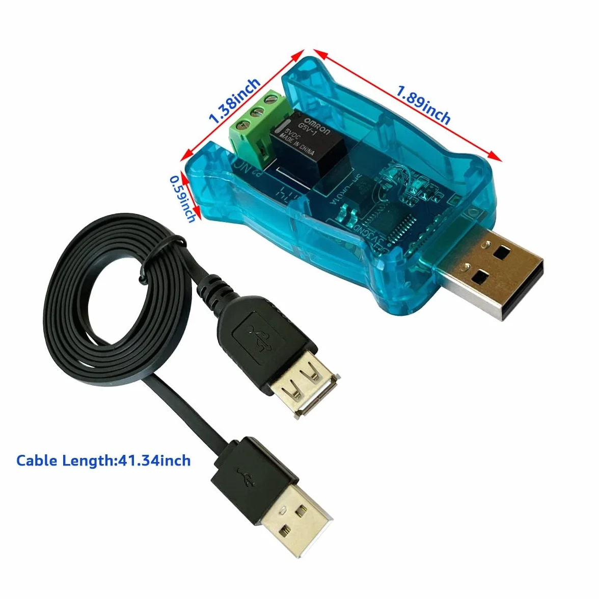 DSD TECH SH-UR01A Controller relè USB per Computer e Laptop(1CH)