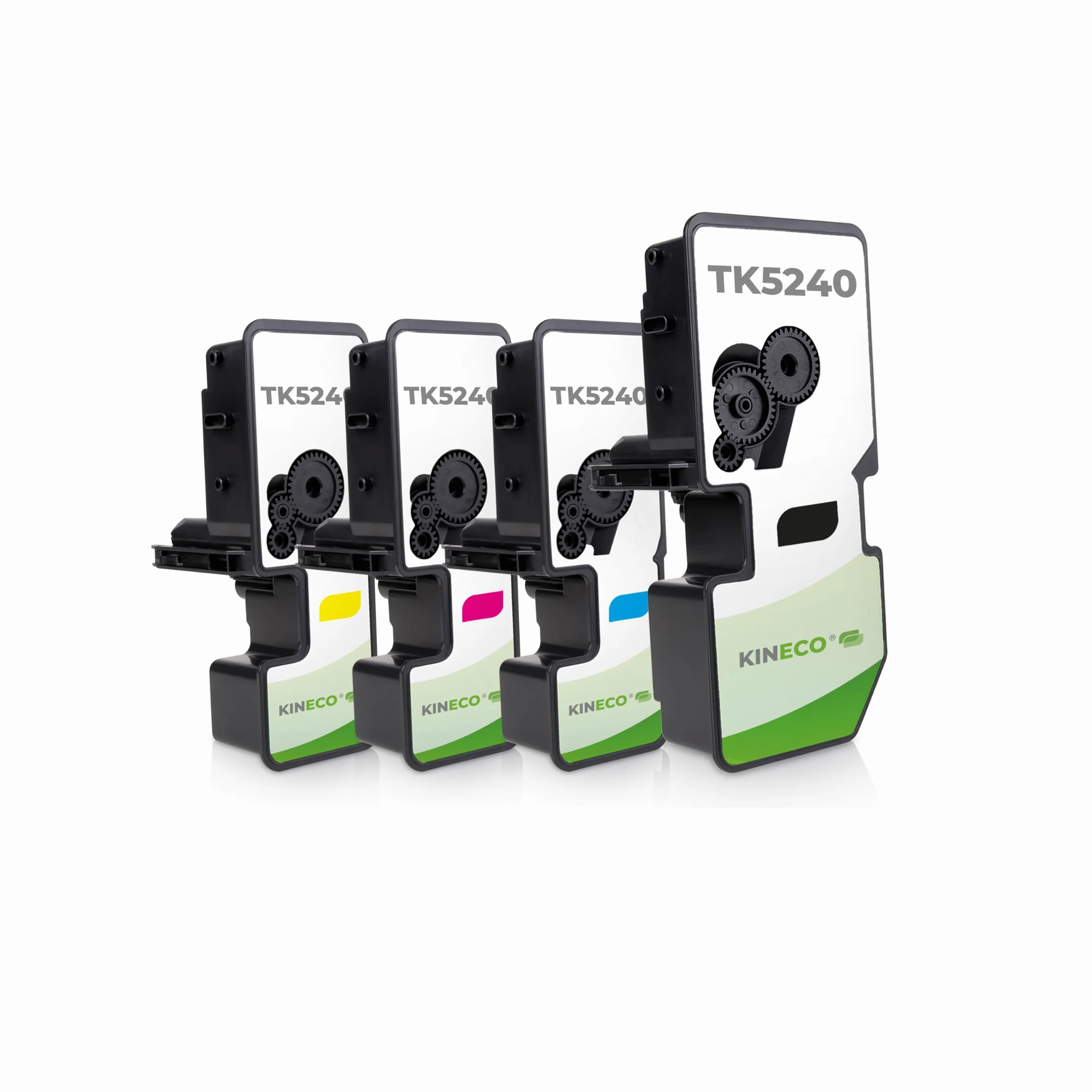 Kineco 4 toner compatibili con Kyocera TK-5240 per Kyocera Ecosys P5026cdw M-5526cdn M-5526cdw P-5026cdn