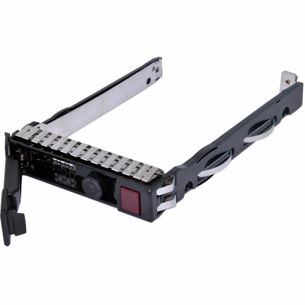 RGBS 2,5" SFF SAS SATA HDD Tray Caddy for HP Proliant 651687-001 651699-001 G8 G9 ML350P Gen8 GEN9 ML350 DL360E DL360P DL320e DL380E DL380P DL160 SL270S 230 Series con 4 viti di montaggio