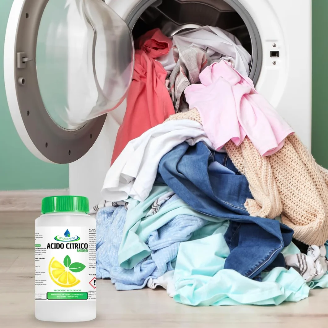 Acido Citrico in Polvere 100% Puro 1 kg - Anticalcare, Disincrostante per Pulizia Casa