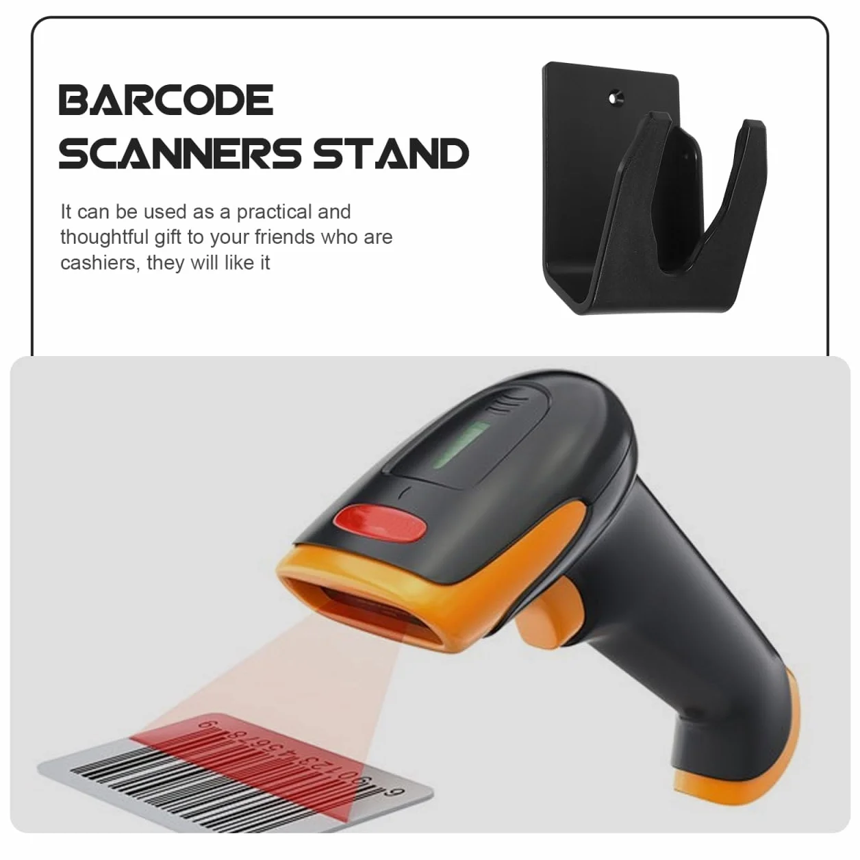 Lurrose Supporto universale per scanner codici a barre