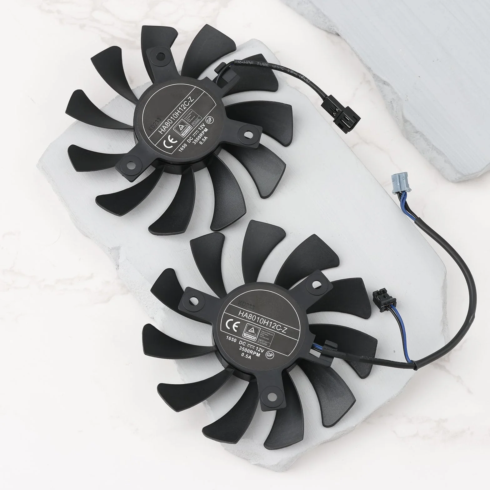 1 Paio Di Ventole Di Ricambio A 2 Pin Per Scheda Grafica PC Ventola Di Raffreddamento GPU Compatibile Con Scheda Grafica MSI GTX 1050/1050 Ti