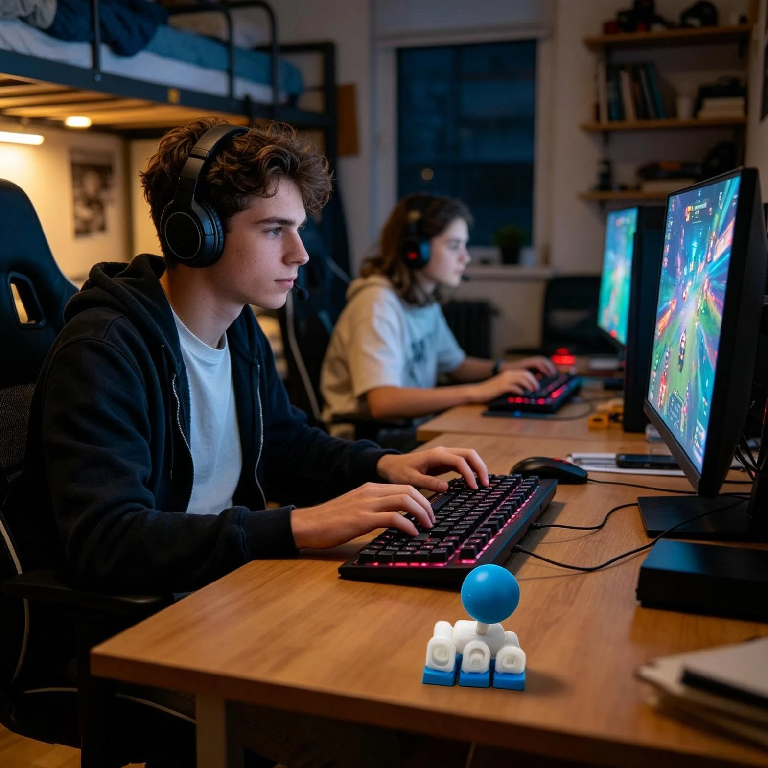 Tastiera Joystick Keycap - Rilascio rapido | Controller meccanico stampato in 3D con impugnatura antiscivolo, novità Mod per Arcade Esports Digitazione Video Editing Streaming Lavoro da casa in