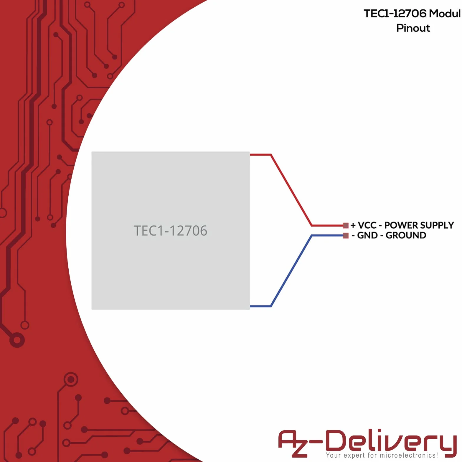 AZDelivery 5 x TEC1-12706 Modulo Termoelettrico di raffreddamento Peltier 12V 6A TEC e-Book incluso!