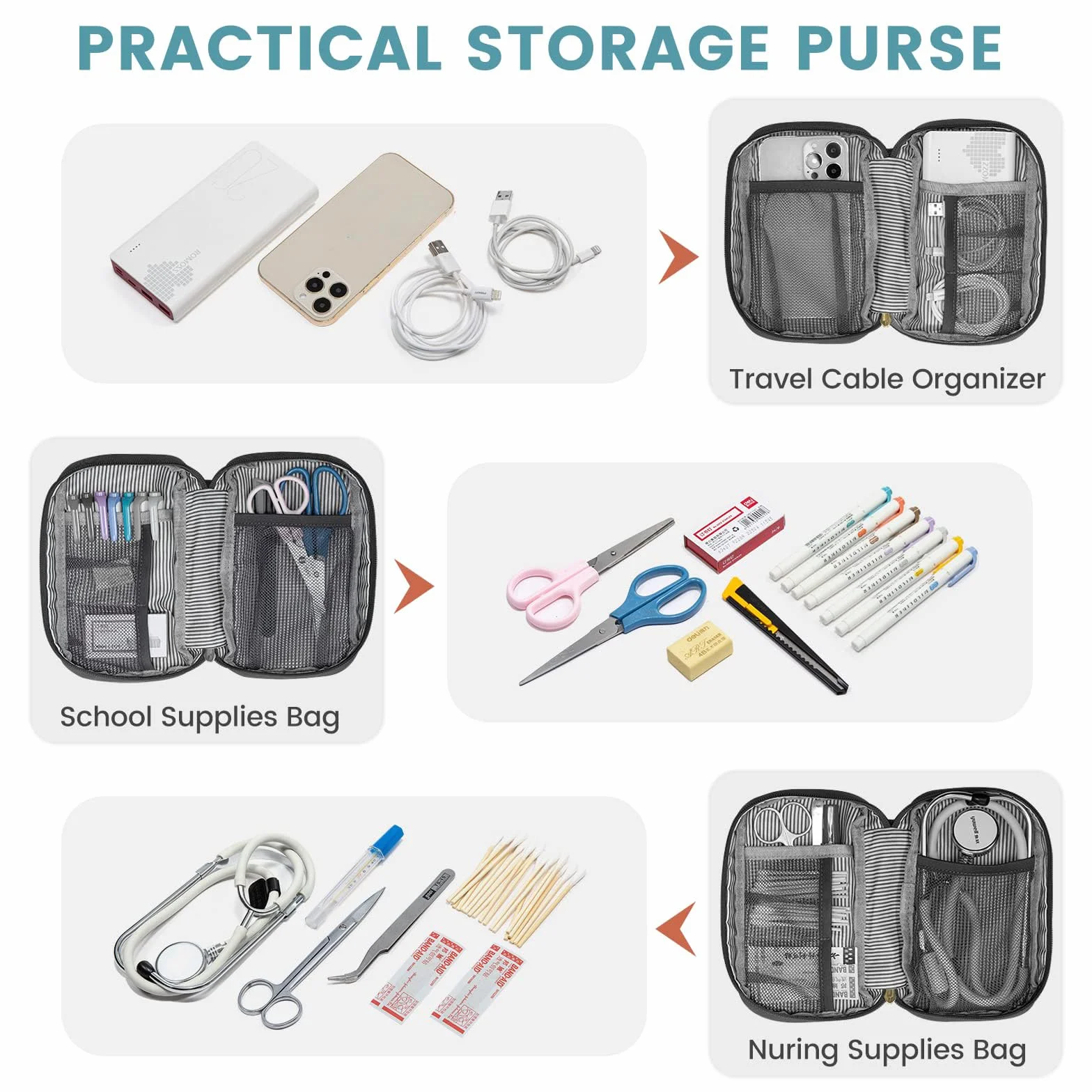 LOVEVOOK Zaino porta PC Donna, Impermeabile Zaino Donna Università con Borsa per Cavo Dati, Zaini Multifunzione Computer Capiente da Viaggio Lavoro Scuola Affari Ufficio