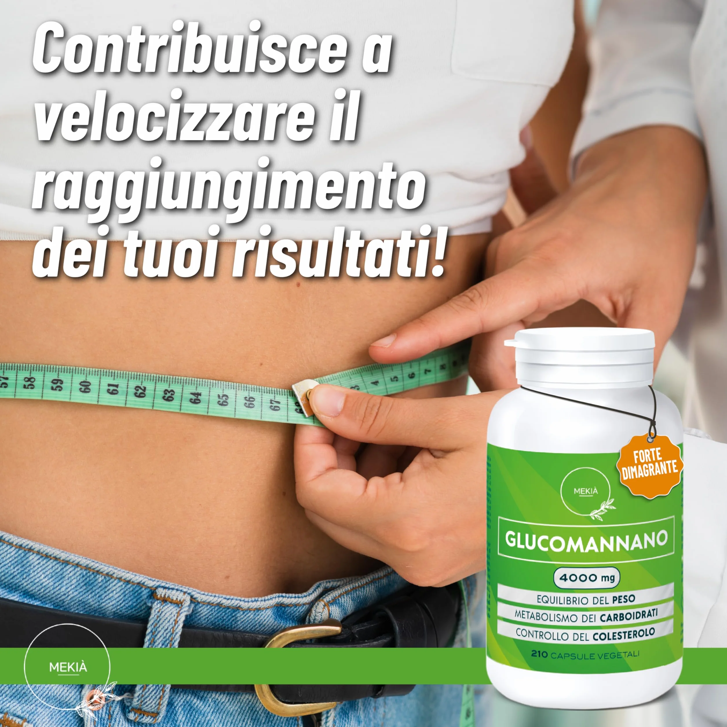 Glucomannano Forte dimagrante inibitore della fame blocca perdita peso elimina appetito