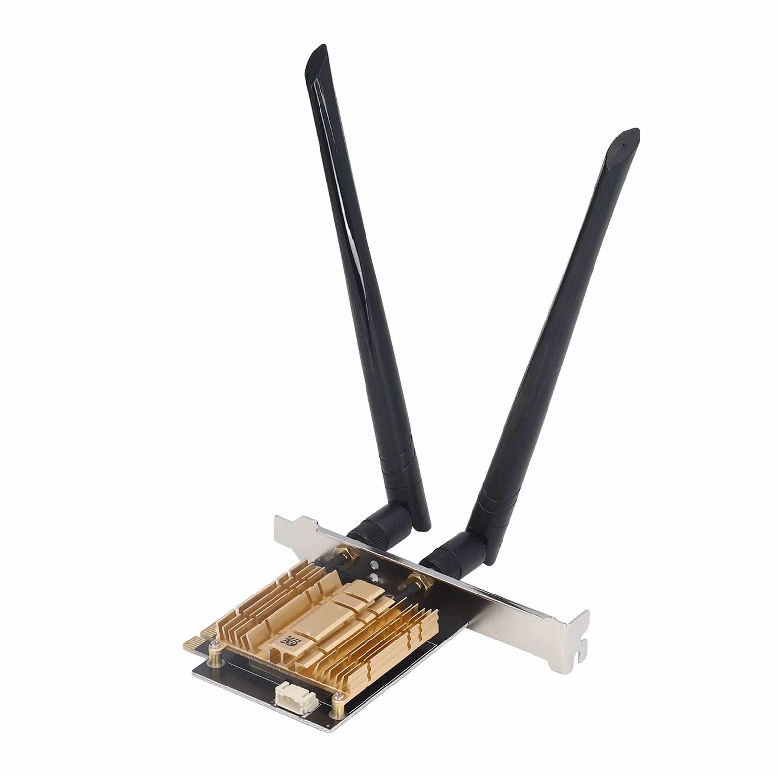 Adattatore Wireless PCI E, WIFI 6E 110 Canali, 2 Antenne 6Dbi ad Alto Guadagno, 2.4G 5.8G 6Ghz, PCI e WIFI BT 5.2, Chip Ax210 per Windows Adatto per Mouse Cuffie BT