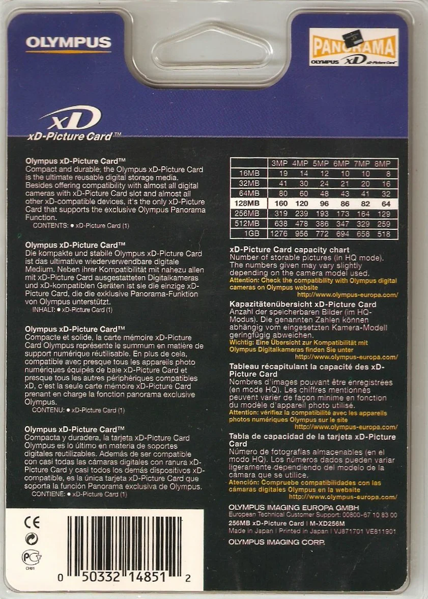 Olympus XD Picture Card 128 MB