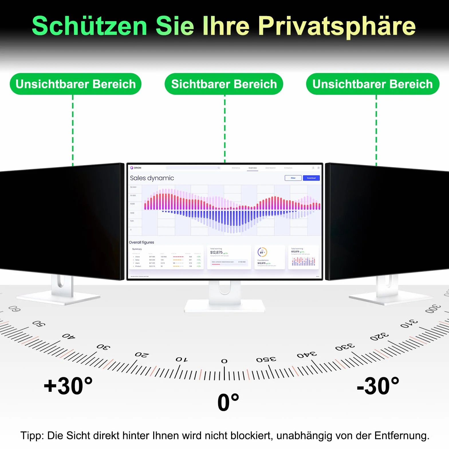 Filtro privacy magnetico per schermo da 24 pollici, rapporto di aspetto 16:9, antiriflesso, anti-luce blu 24", pellicola protettiva per la privacy, schermo rimovibile per computer monitor