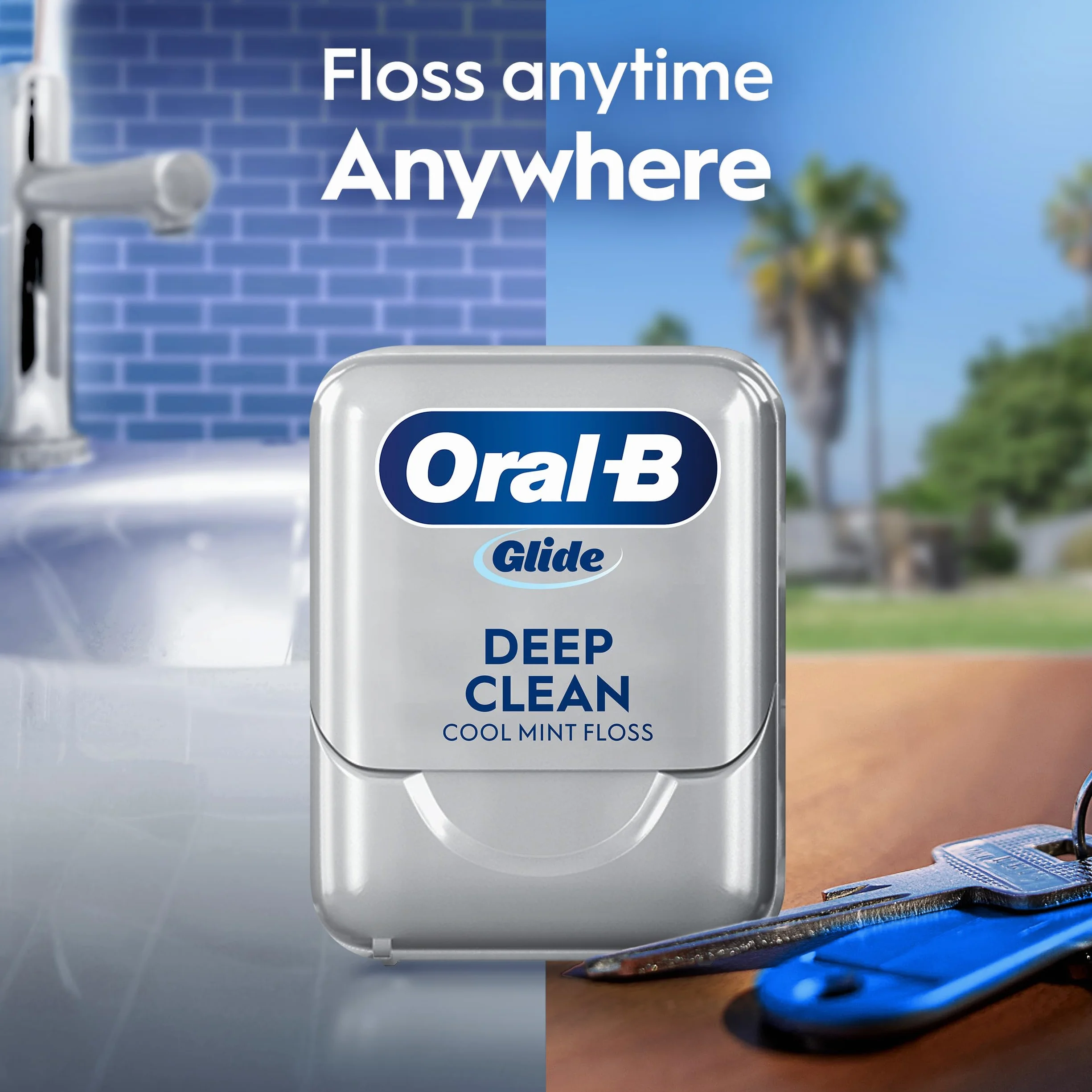 Oral-B Glide Pro-Health Deep Clean Filo Interdentale Menta Fredda 40 m Confezione da 2
