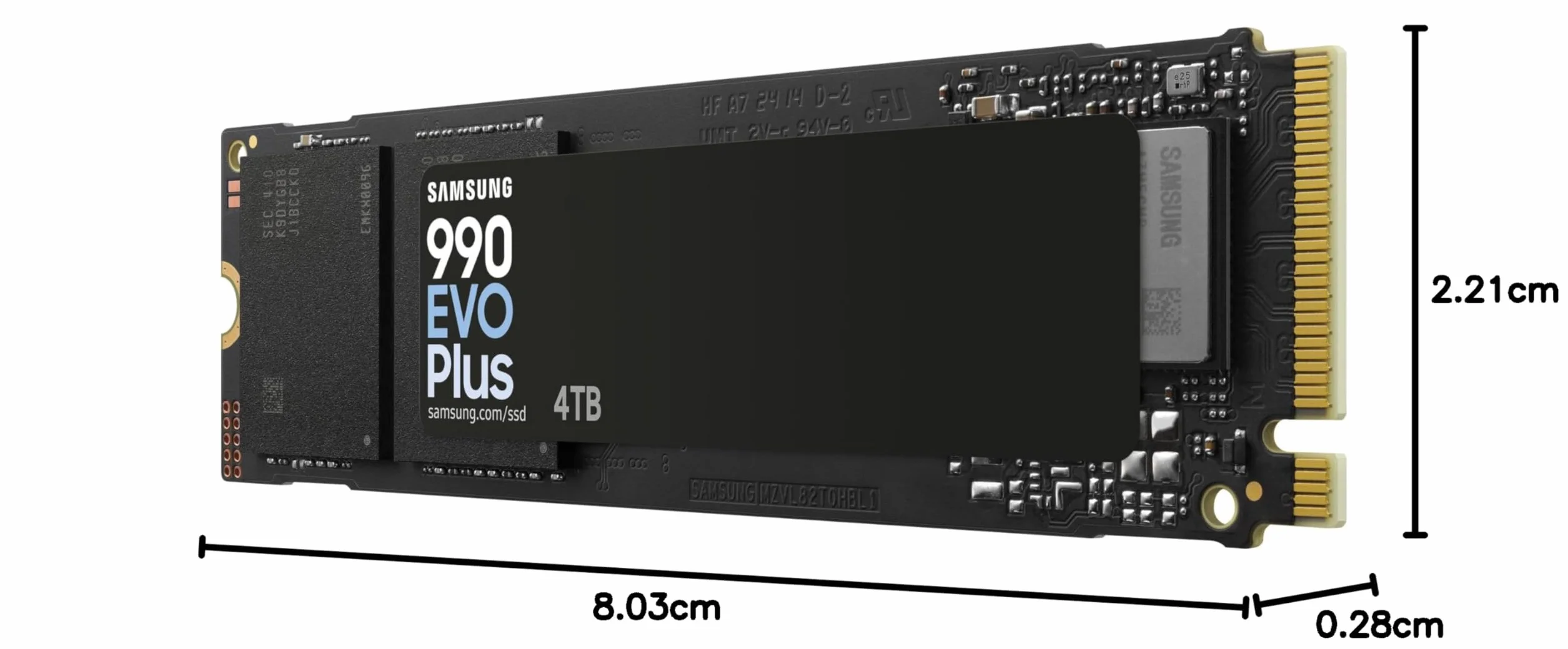 Samsung Memorie MZ-V9S2T0BW 990 EVO Plus SSD Interno da 2TB, PCIe Gen 4.0 x4 / 5.0 x2 NVMe 2.0, memoria progettata per professionisti e giocatori occasionali, compatibile con PC